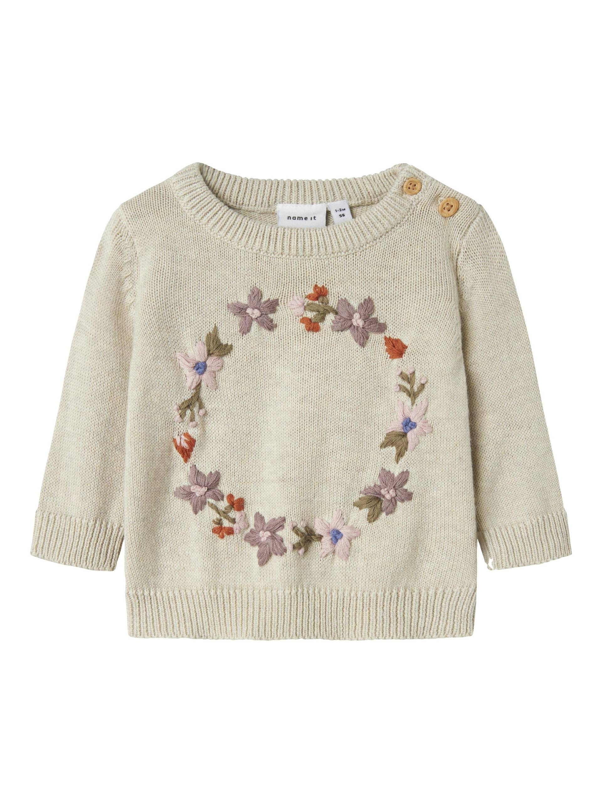 NAME IT - NBFOPAIR LS KNIT peyote melange - Gr. - 68 von NAME IT