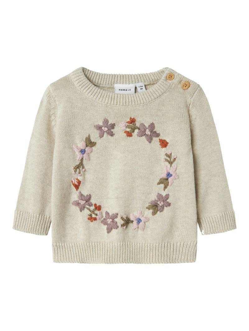 NAME IT - NBFOPAIR LS KNIT peyote melange - Gr. - 68 von NAME IT