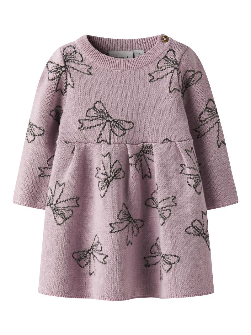 NAME IT - NBFREBOWIE LS KNIT DRESS keepsake lilac - Gr. - 80 von NAME IT