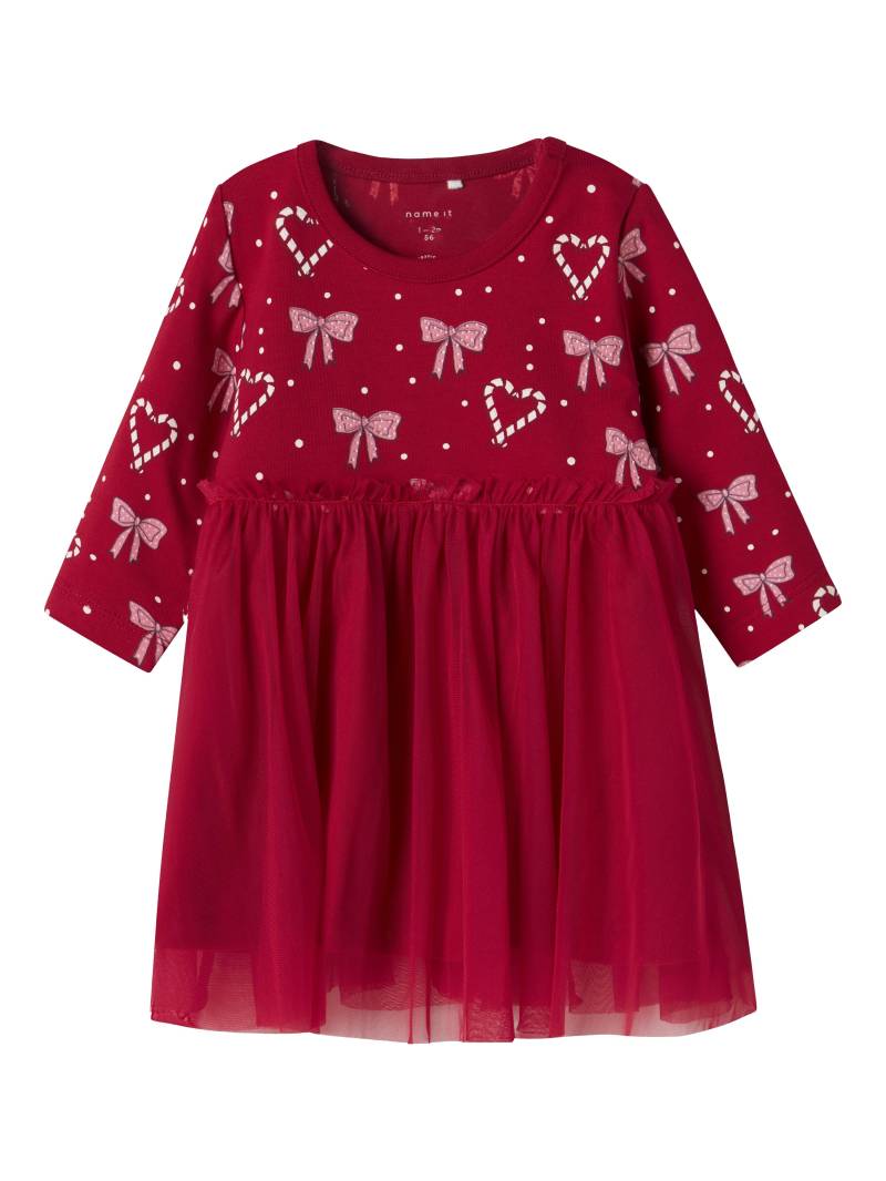 NAME IT - NBFRI LS DRESS jester red - Gr. - 68 von NAME IT