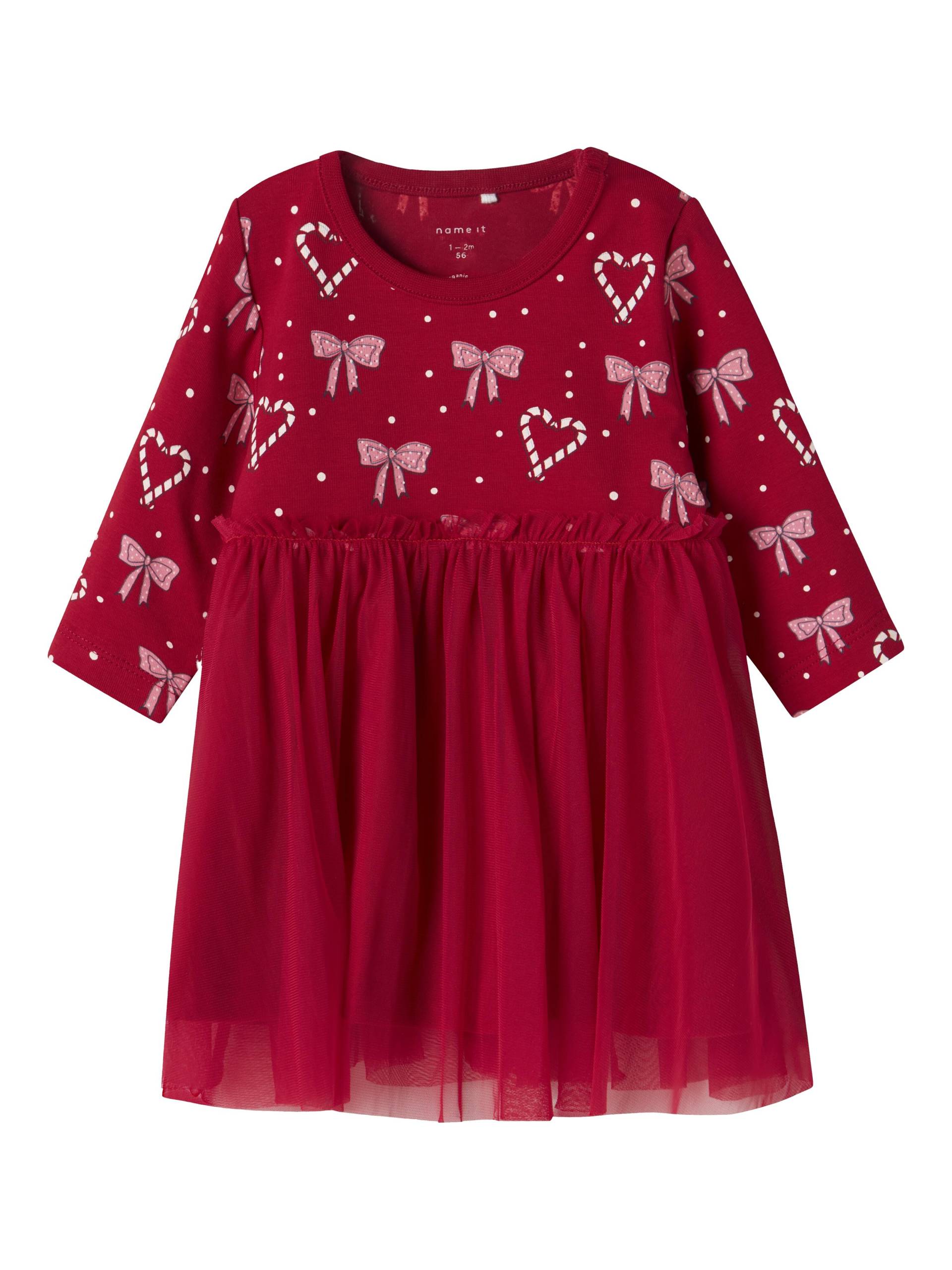 NAME IT - NBFRI LS DRESS jester red - Gr. - 86 von NAME IT