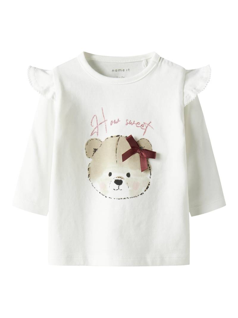 NAME IT - NBFRINDY LS TOP bright white - Gr. - 86 von NAME IT