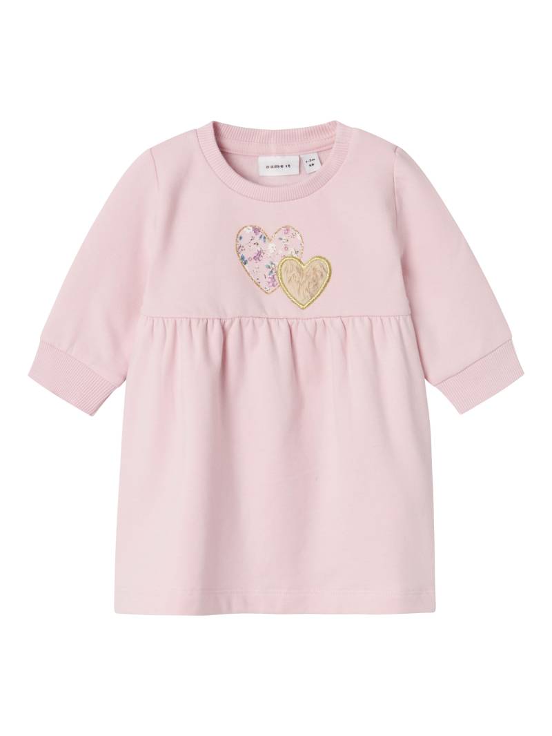 NAME IT - NBFSINDA LS SWEAT DRESS BRU corsage - Gr. - 74 von NAME IT