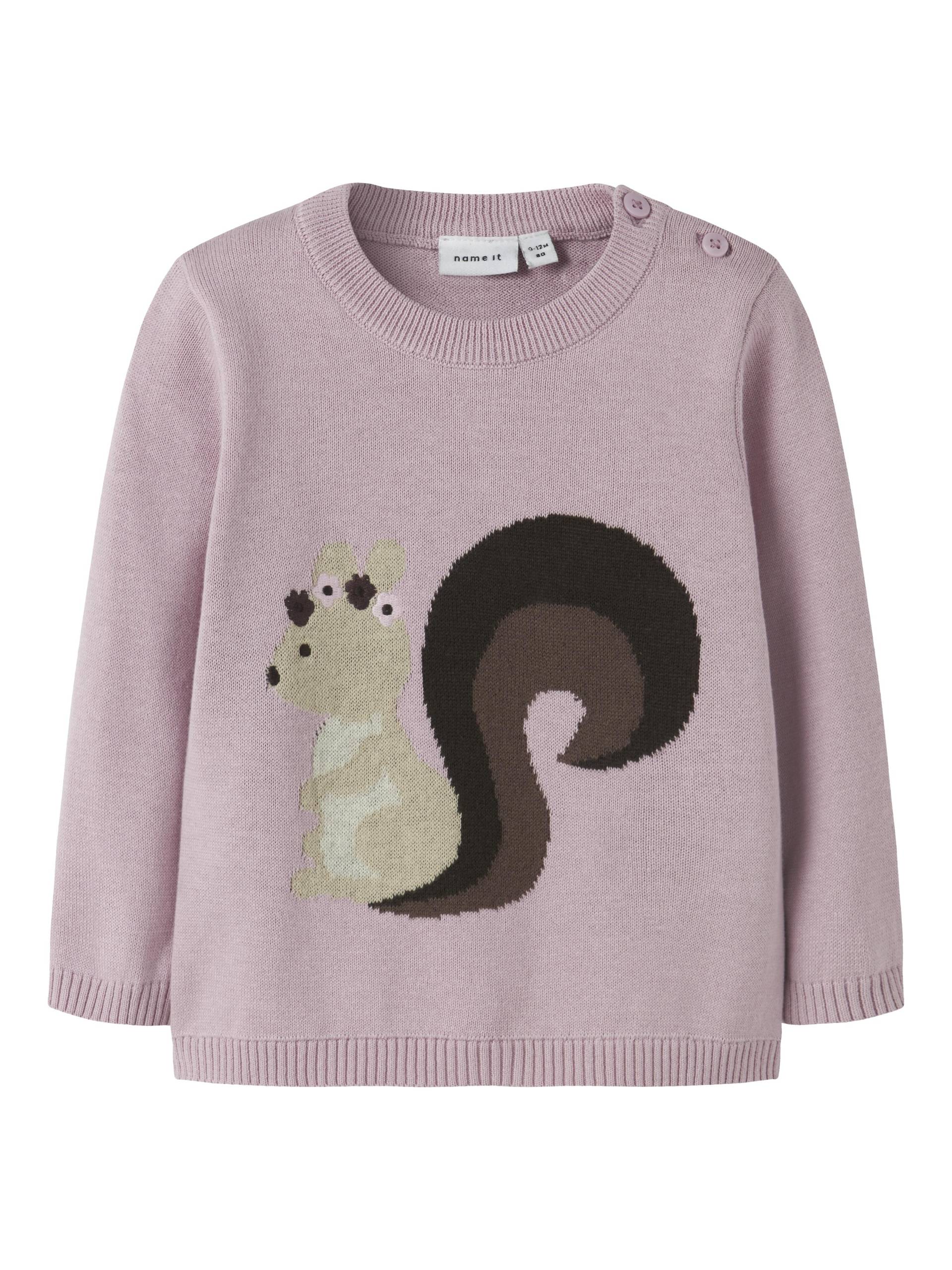 NAME IT - NBFSOURCE LS KNIT keepsake lilac - Gr. - 86 von NAME IT