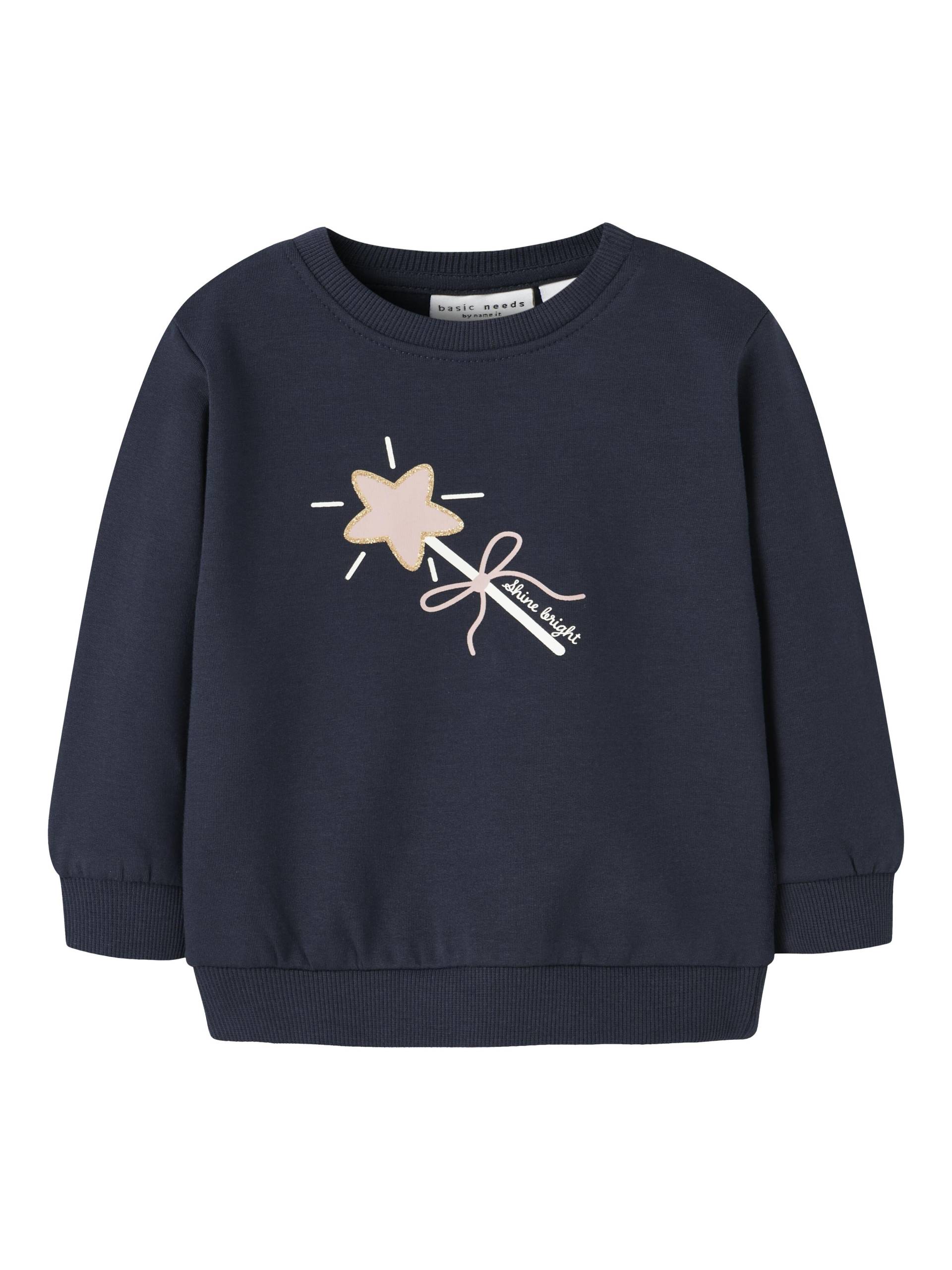 NAME IT - NBFVRILLIE LS SWEAT BOX BRU navy blazer - Gr. - 74 von NAME IT