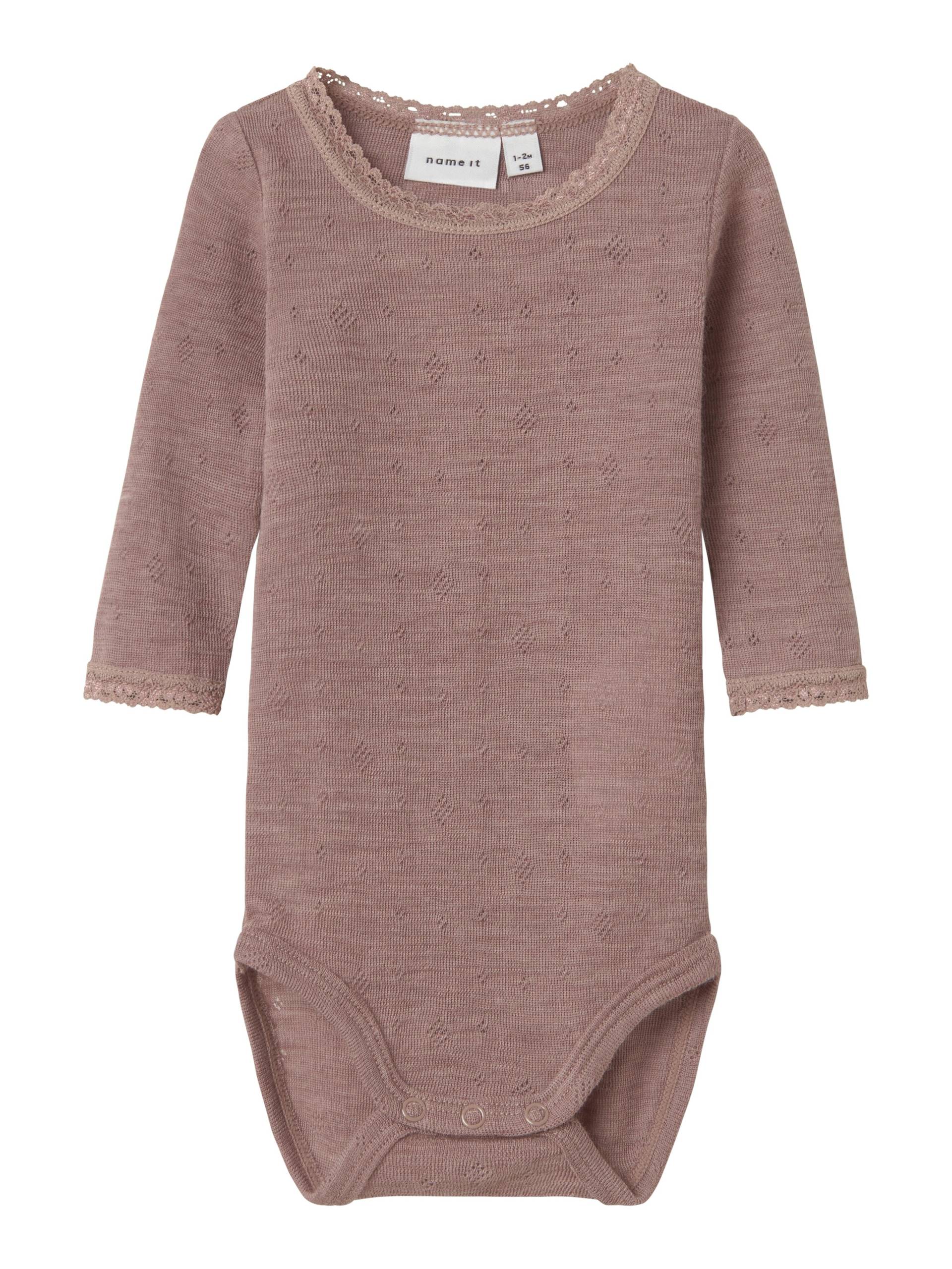 NAME IT - NBFWANG WOOL NEEDLE LS BODY SOLID NOOS - Gr. - 62 von NAME IT