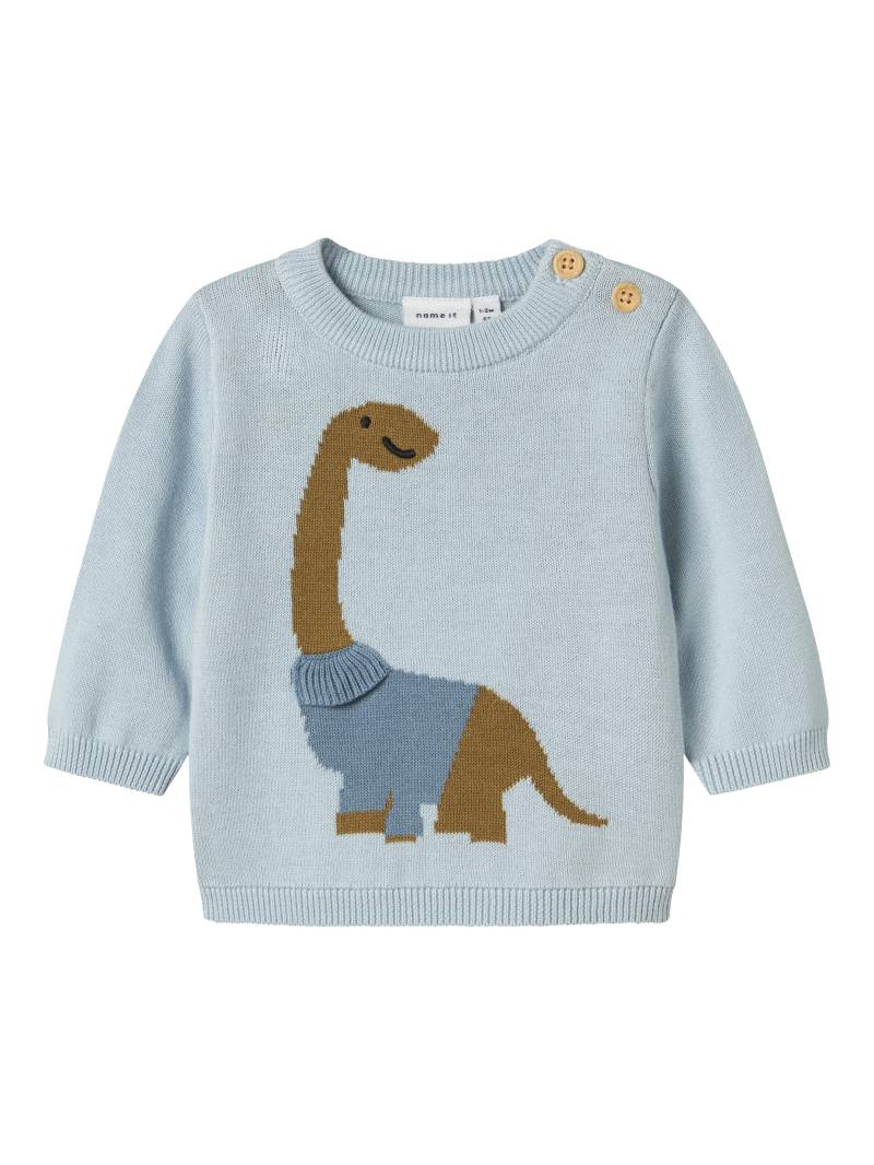 NAME IT - NBMDAMIN LS KNIT celestial blue - Gr. - 80 von NAME IT
