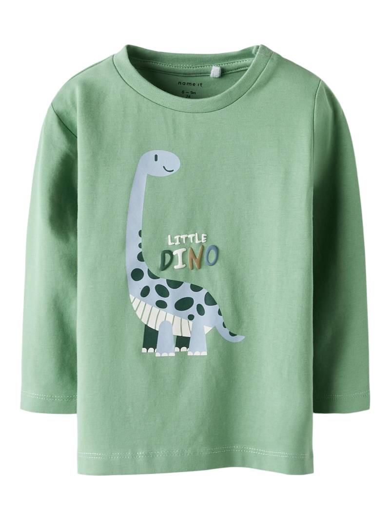 NAME IT - NBMDITLEF LS TOP BOX creme de menthe - Gr. - 62 von NAME IT