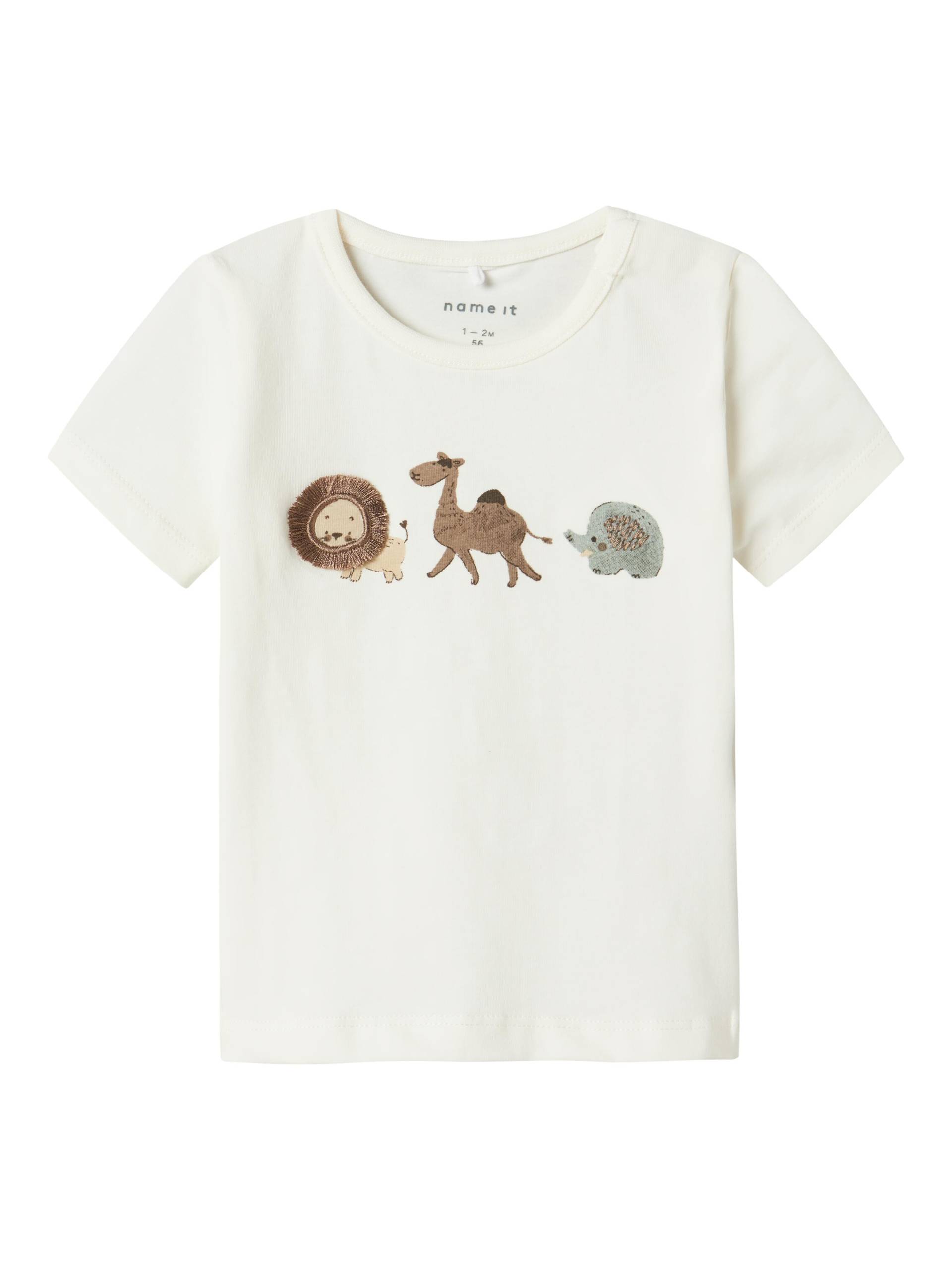 NAME IT - NBMJUKE SS TOP BOX cloud dancer - Gr. - 80 von NAME IT