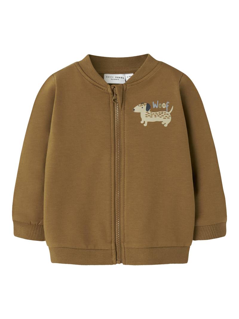 NAME IT - NBMVONNE SWEAT CARDIGAN BOX BRU - Gr. - 68 von NAME IT