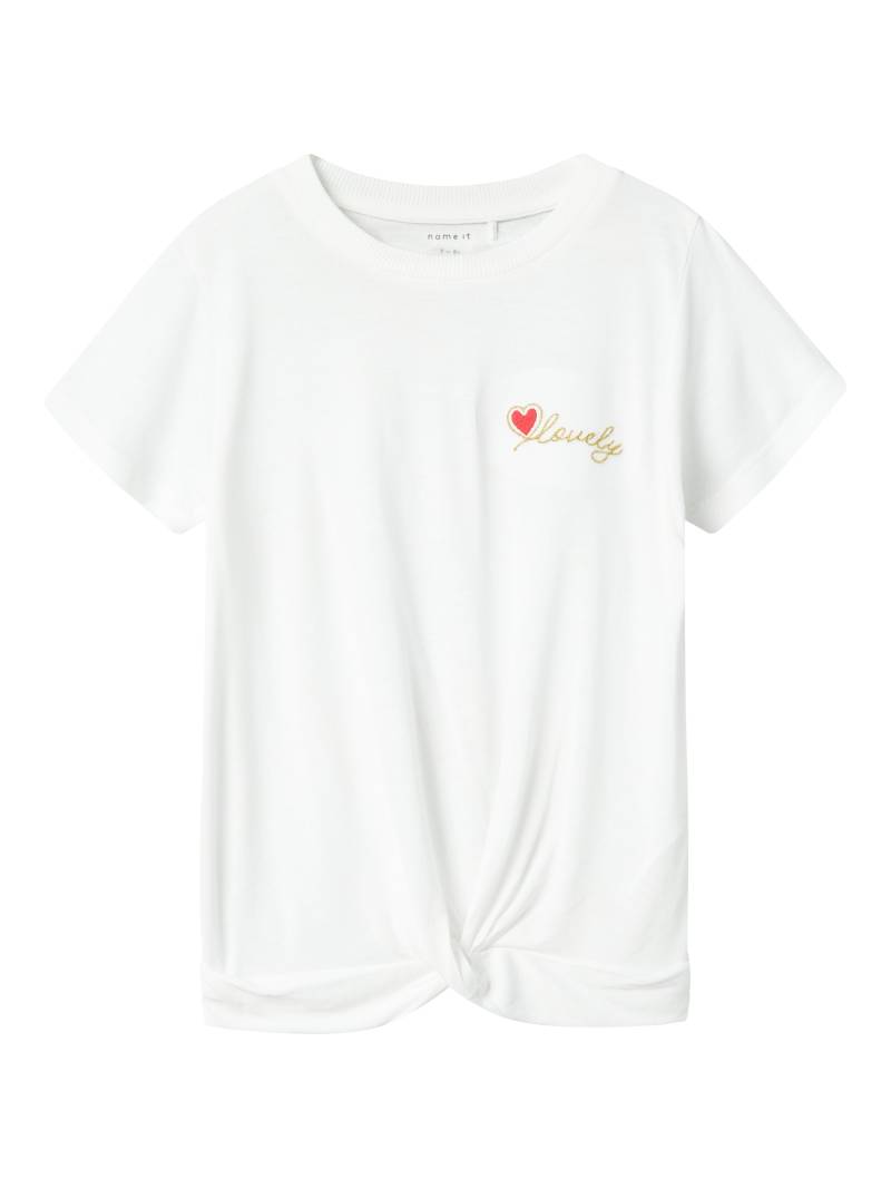 NAME IT - NKFFASIM SS TOP BOX bright white von NAME IT