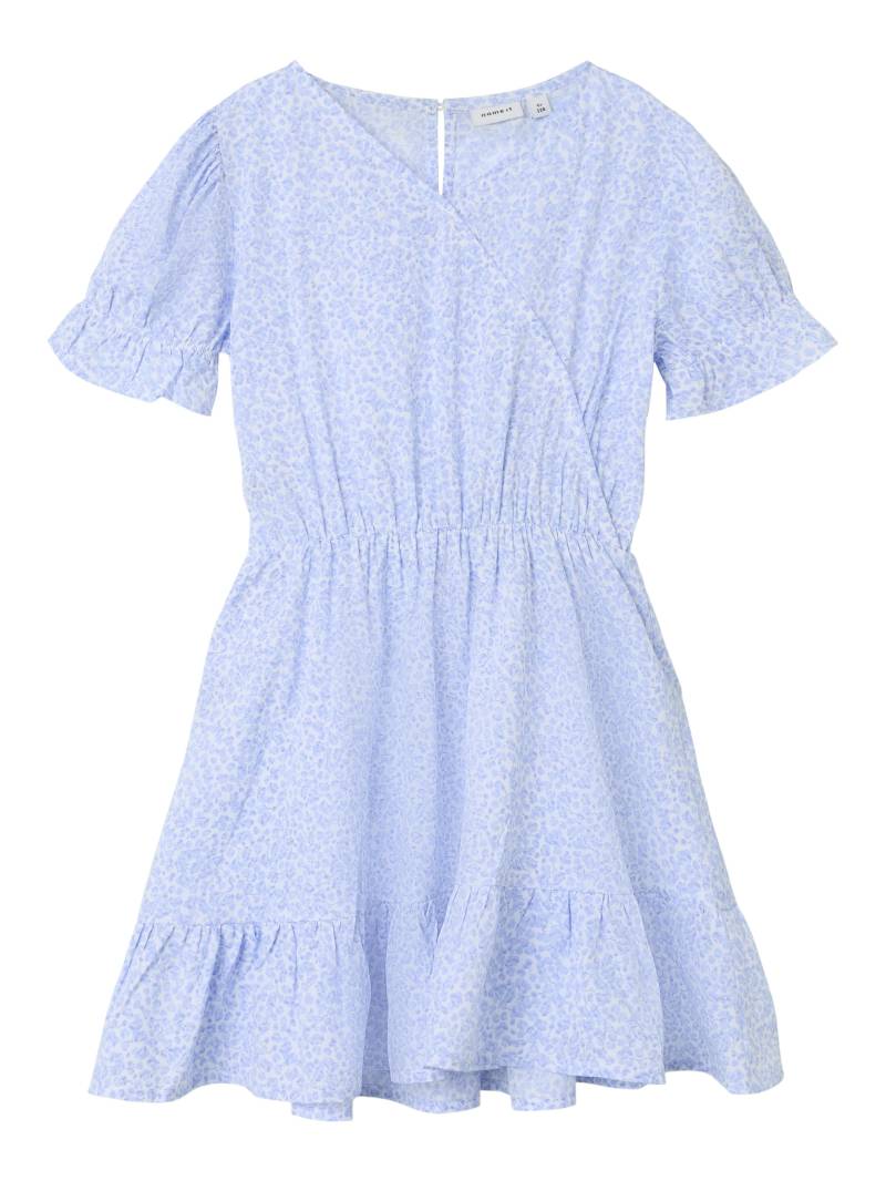 NAME IT - NKFFRIKALINA SS WRAP DRESS PB xenon blue - Gr. - 134 von NAME IT
