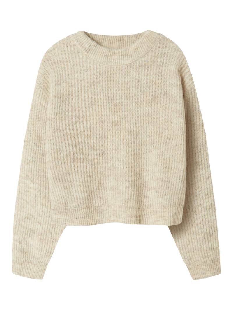 NAME IT - NKFHOLLY LS BOXY SHORT KNIT NOOS pure cashmere von NAME IT