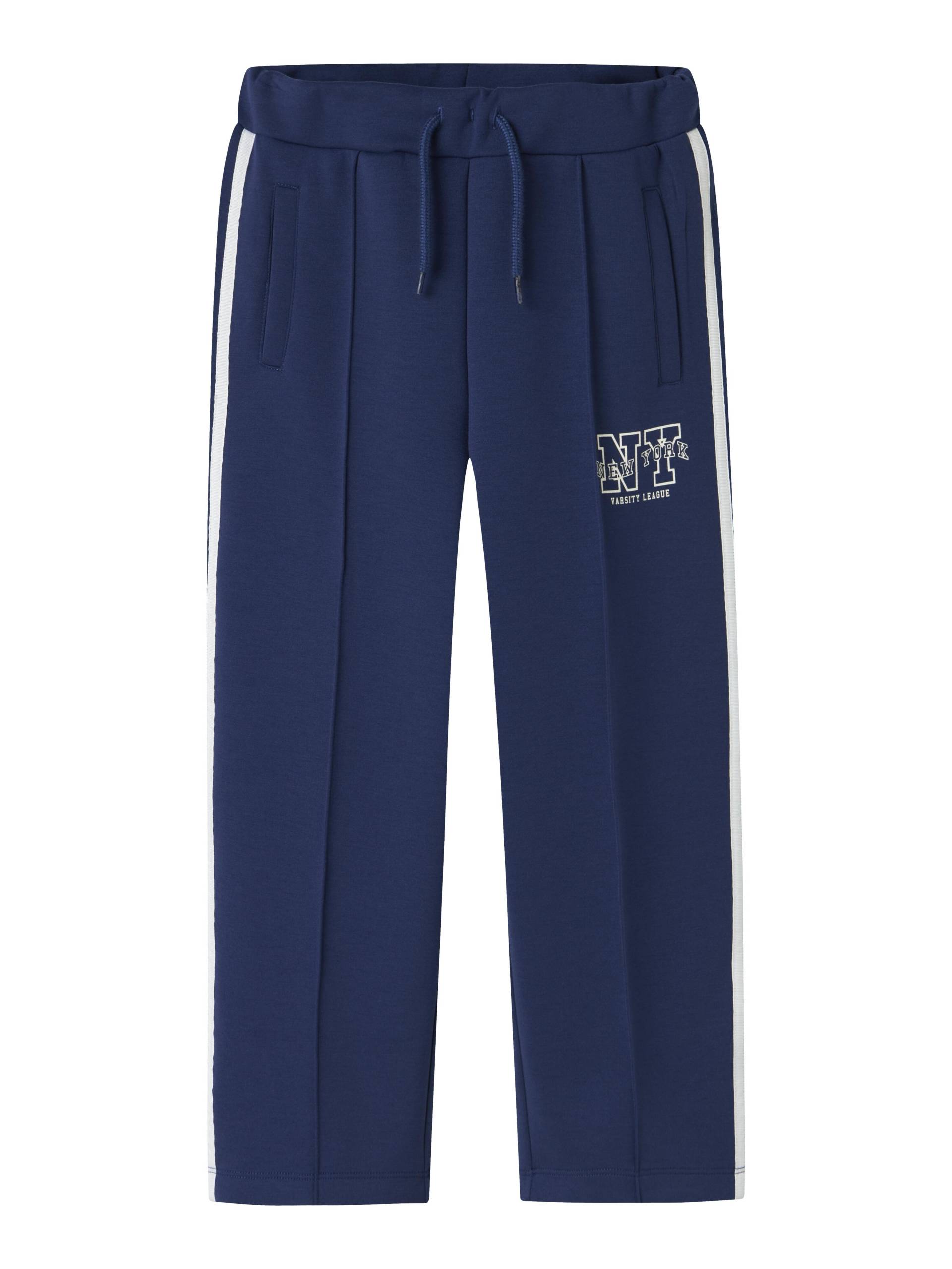 NAME IT - NKFNAPES SWEAT WIDE PANT blueprint - Gr. - 140 von NAME IT