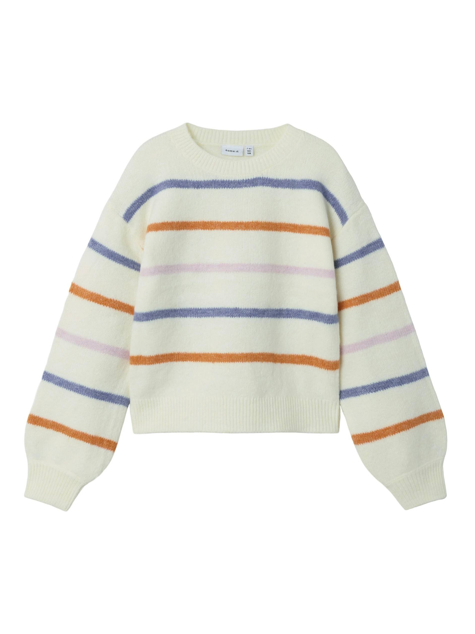 NAME IT - NKFOLENSKA LS KNIT BOX cloud dancer von NAME IT