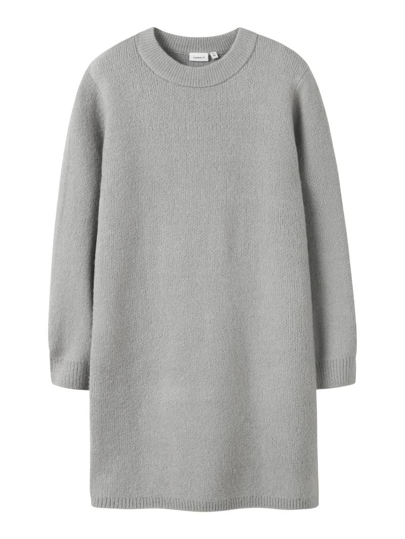 NAME IT - NKFOMARIAN LS KNIT DRESS grey melange - Gr. - 158 von NAME IT