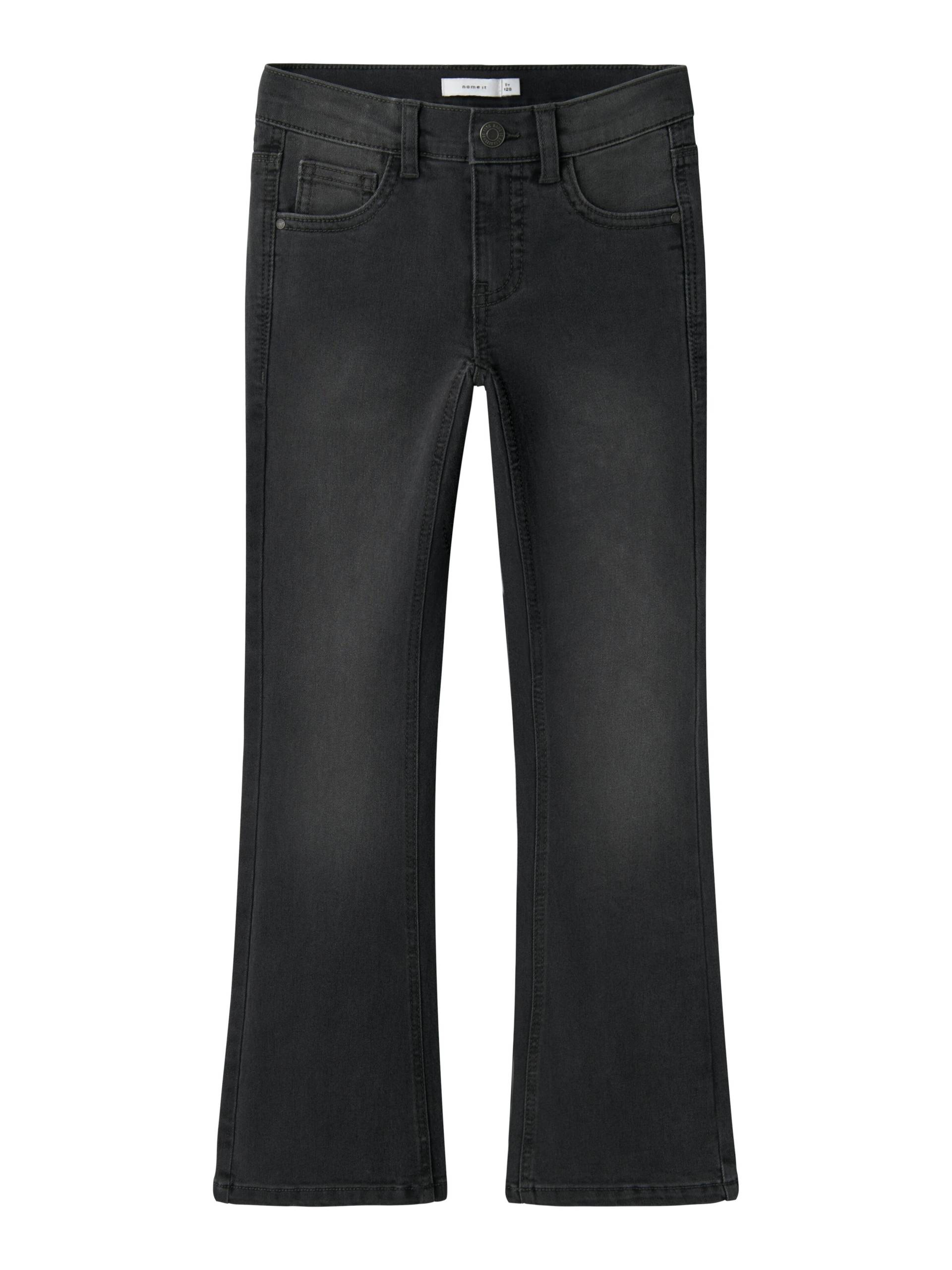 NAME IT - NKFPOLLY BOOT JEANS 3144-IS TB dark grey denim - Gr. - 146 von NAME IT