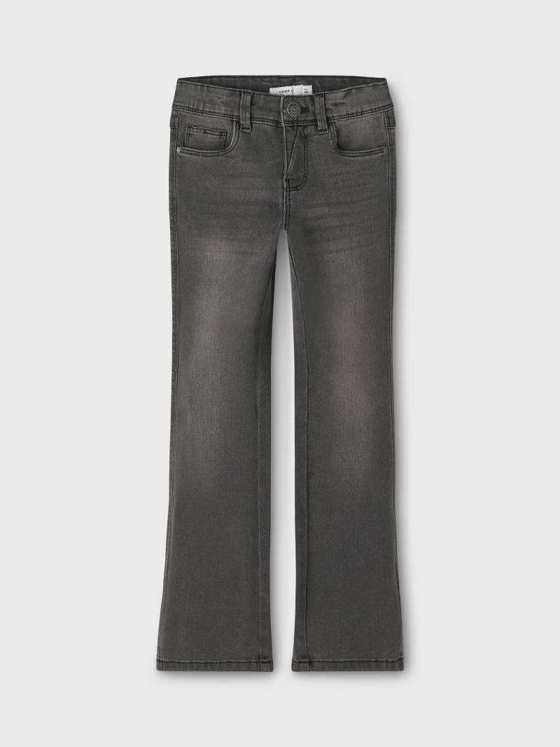 NAME IT - NKFPOLLY SKINNY BOOT JEANS 1142-AU NOOS dark grey denim - Gr. - 110 von NAME IT