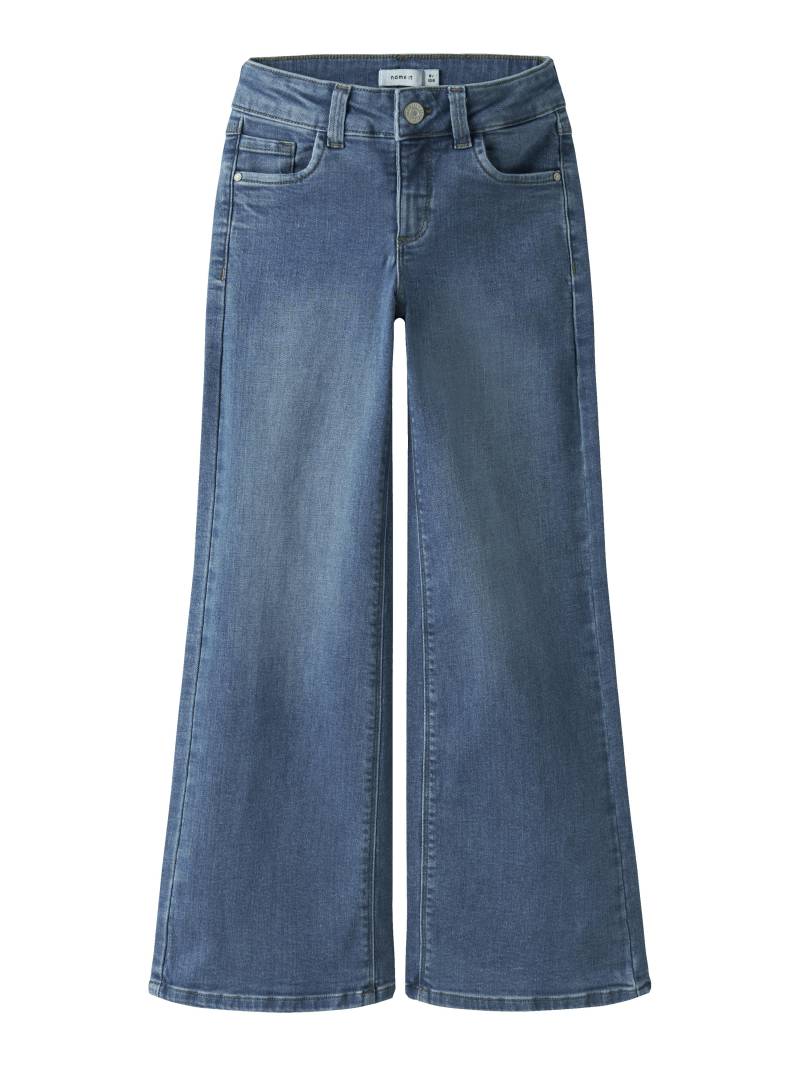 NAME IT - NKFPOLLY X-WIDE JEANS 3057-FR NOOS medium blue denim - Gr. - 134 von NAME IT