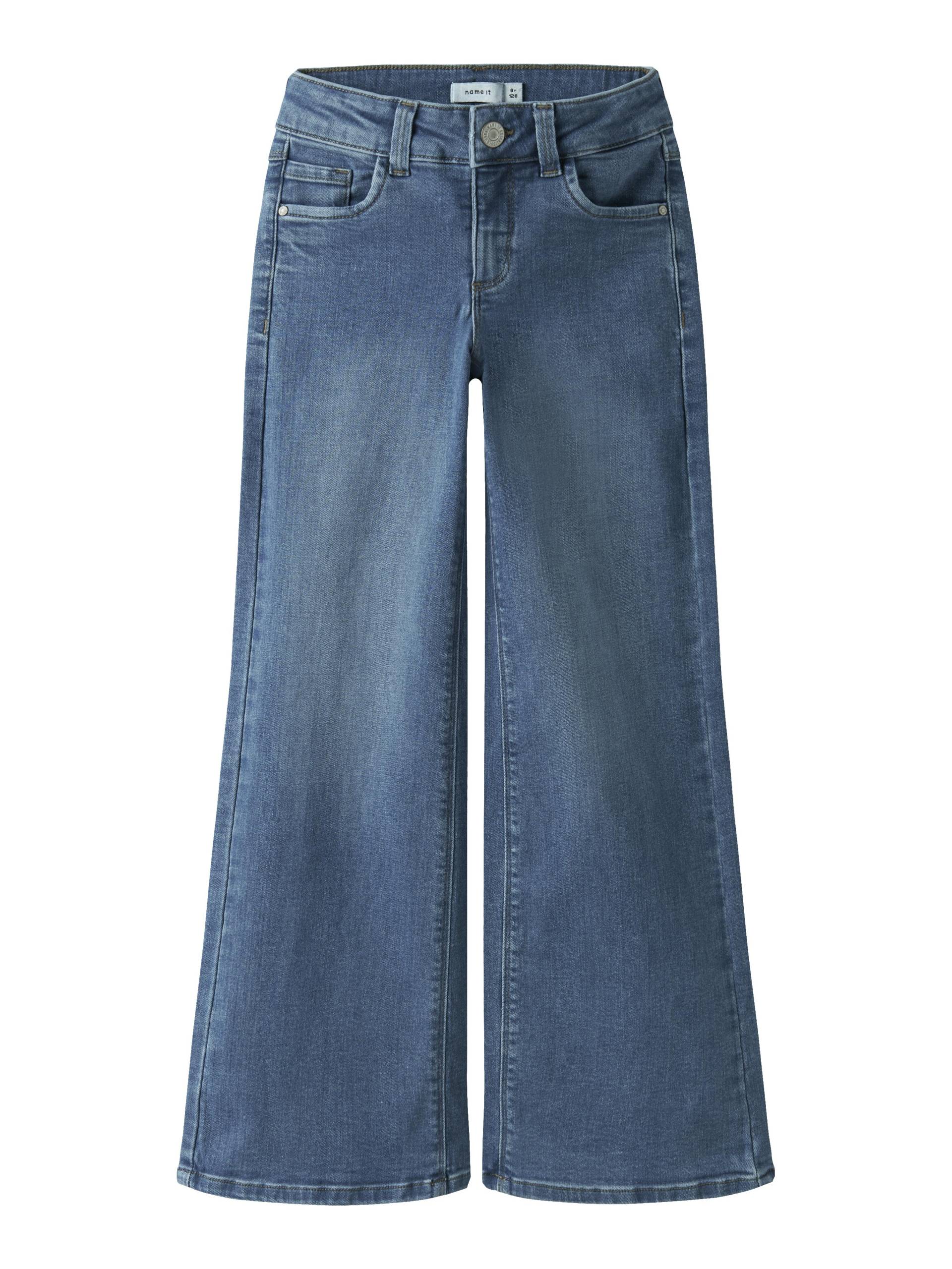NAME IT - NKFPOLLY X-WIDE JEANS 3057-FR NOOS medium blue denim - Gr. - 164 von NAME IT