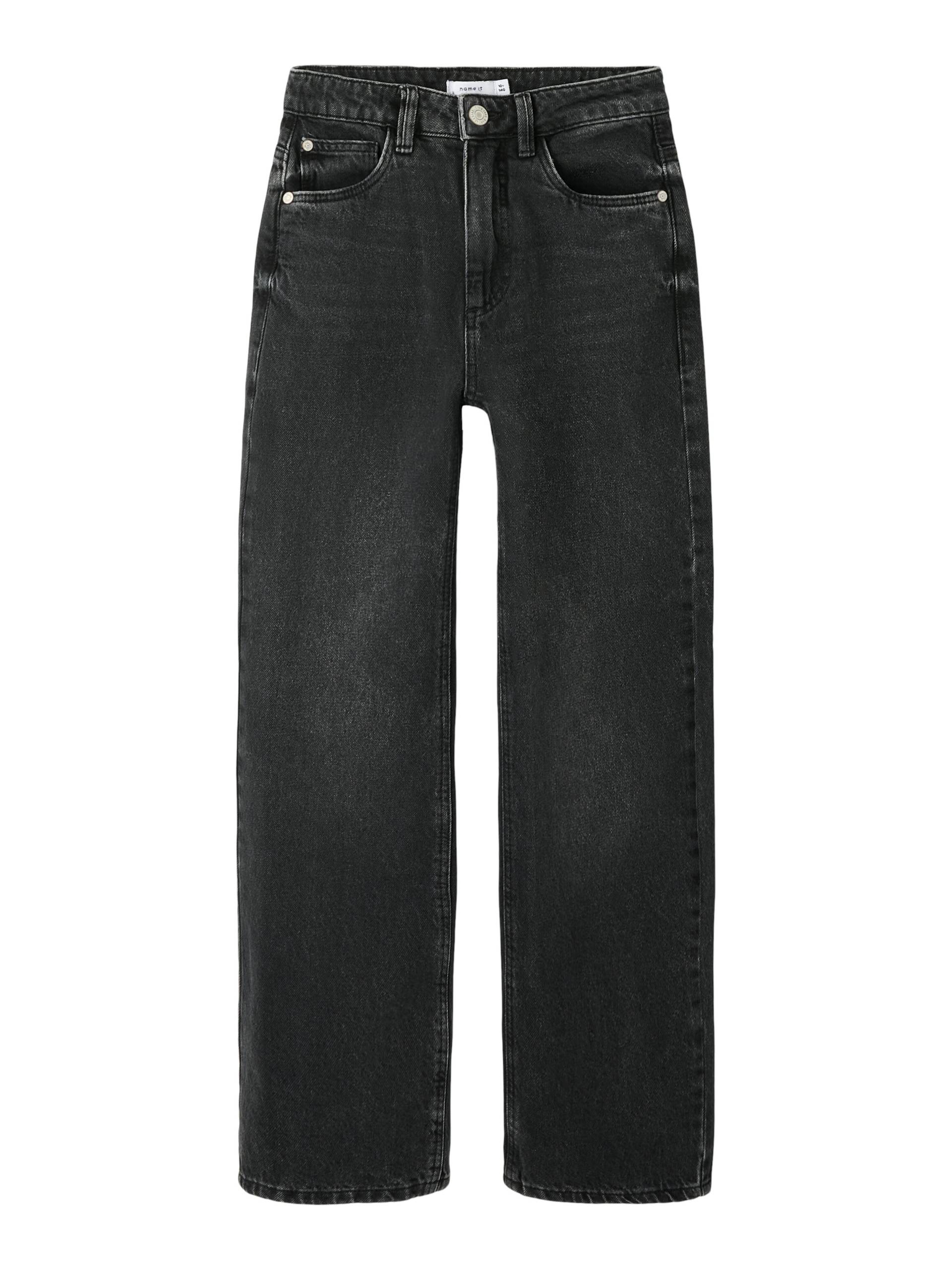NAME IT - NKFROSE HW STRAIGHT JEANS 9222-RM NOOS black denim - Gr. - 134 von NAME IT