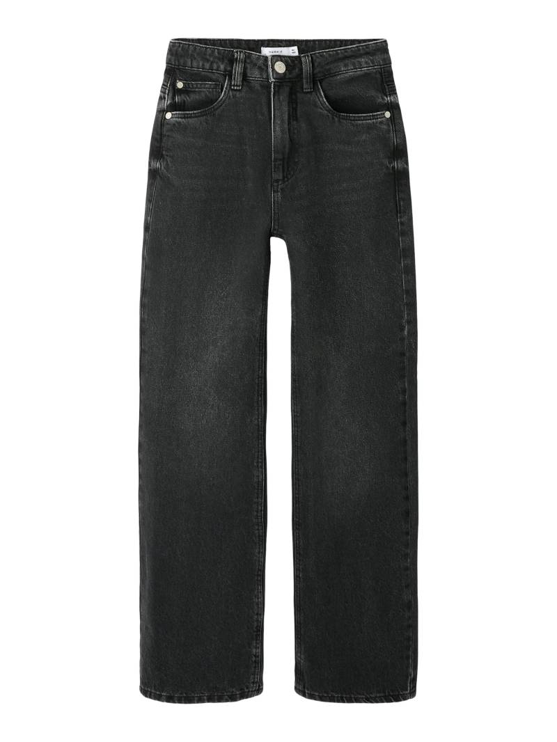 NAME IT - NKFROSE HW STRAIGHT JEANS 9222-RM NOOS black denim - Gr. - 176 von NAME IT