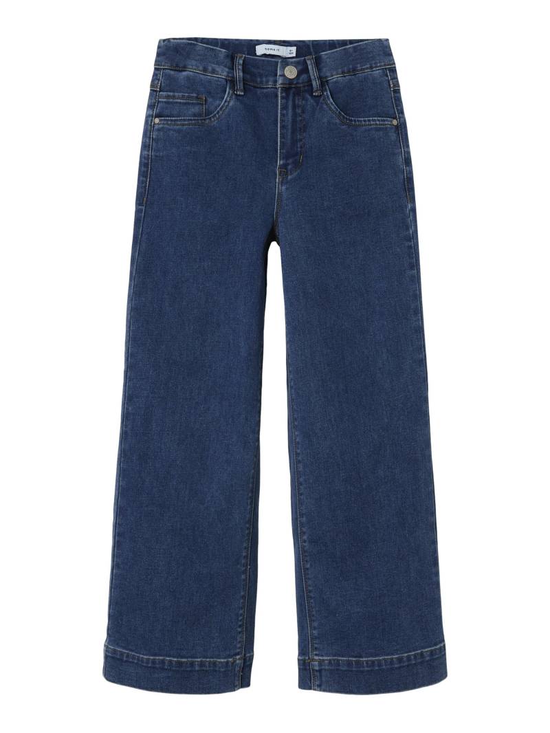 NAME IT - NKFROSE HW WIDE JEANS 1356-ON NOOS medium blue denim - Gr. - 152 von NAME IT