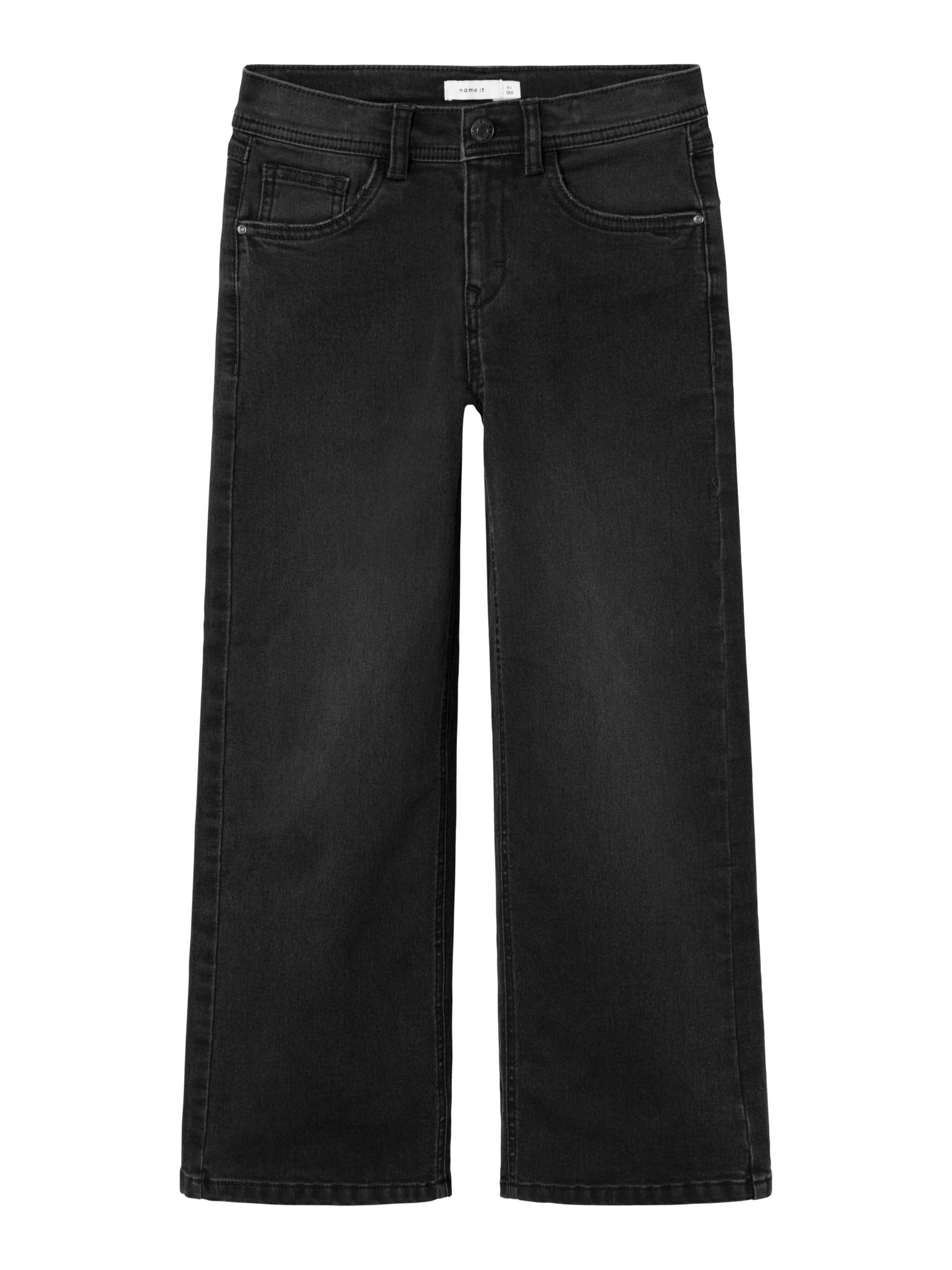 NAME IT - NKFROSE WIDE JEANS 4263-IS TB black denim - Gr. - 140 von NAME IT