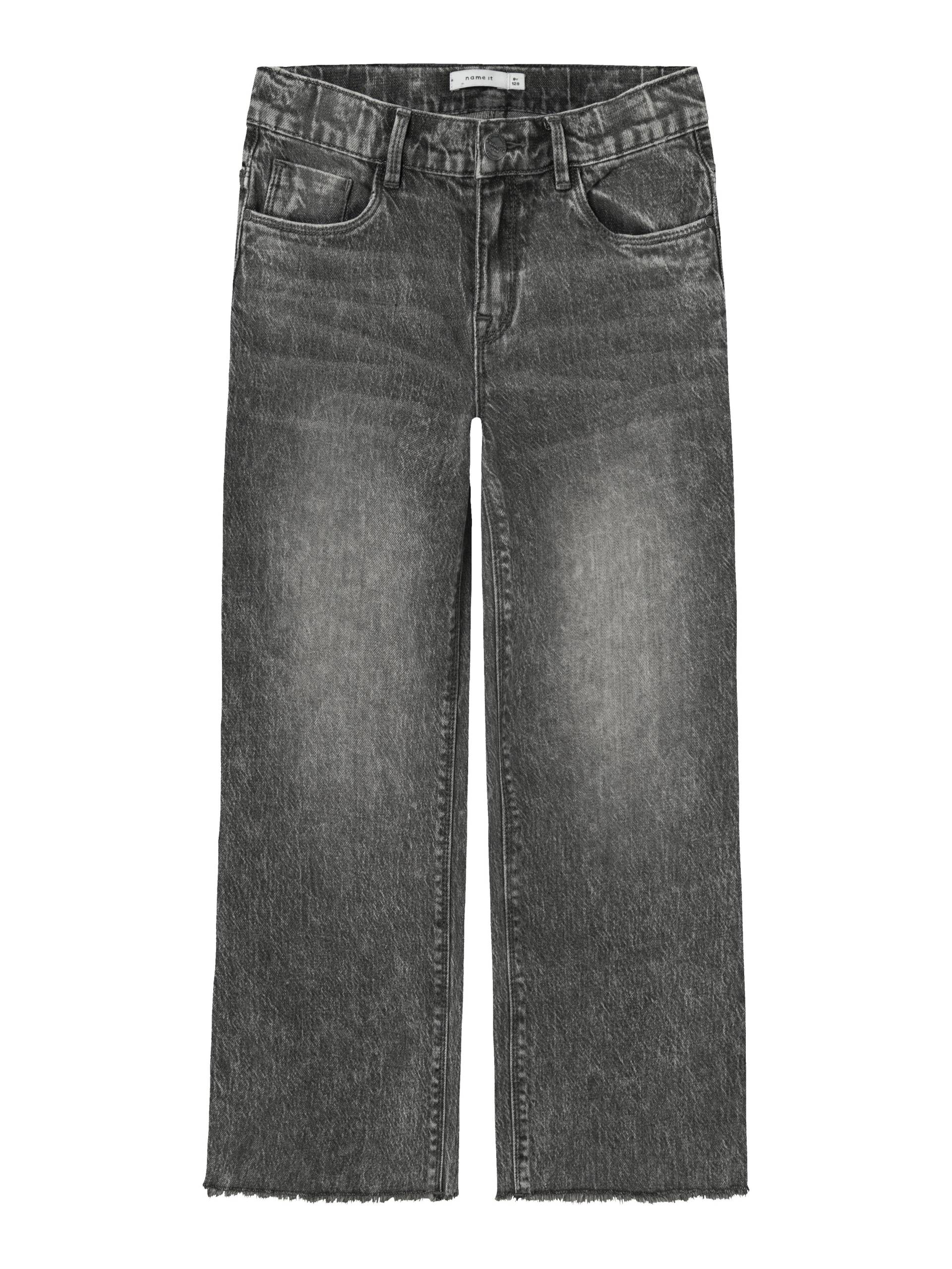 NAME IT - NKFROSE WIDE JEANS 9417-TK NOOS dark grey denim - Gr. - 146 von NAME IT
