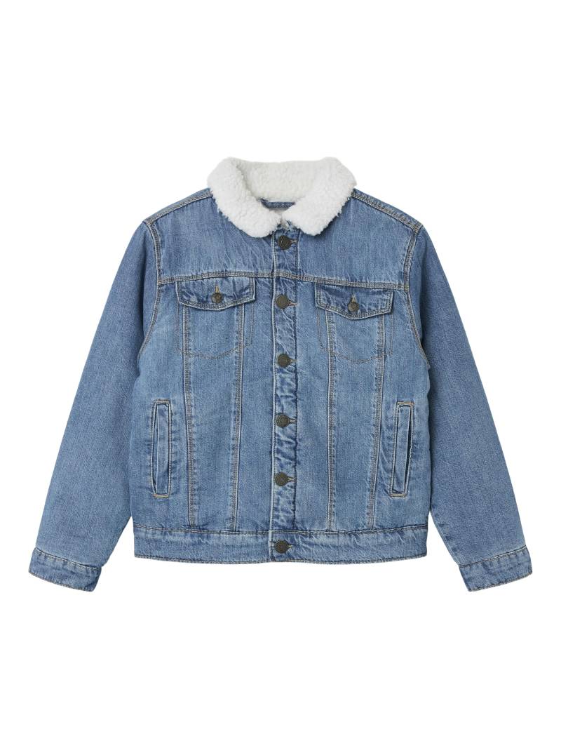 NAME IT - NKMJACK TEDDY DNM JACKET 1101-OV N medium blue denim - Gr. - 128 von NAME IT
