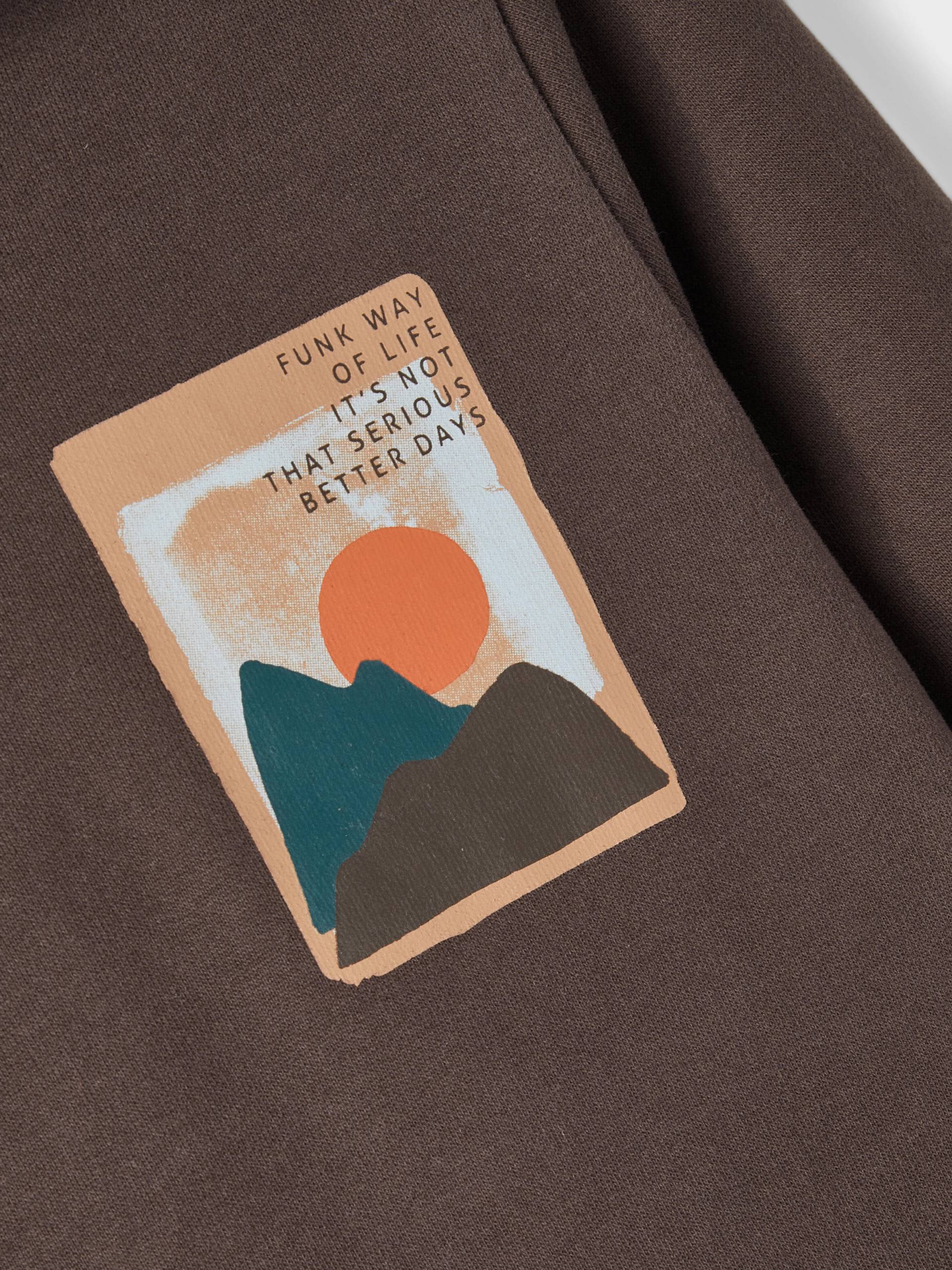 NAME IT - NKMSEMIL LS SWEAT WH BRU seal brown von NAME IT