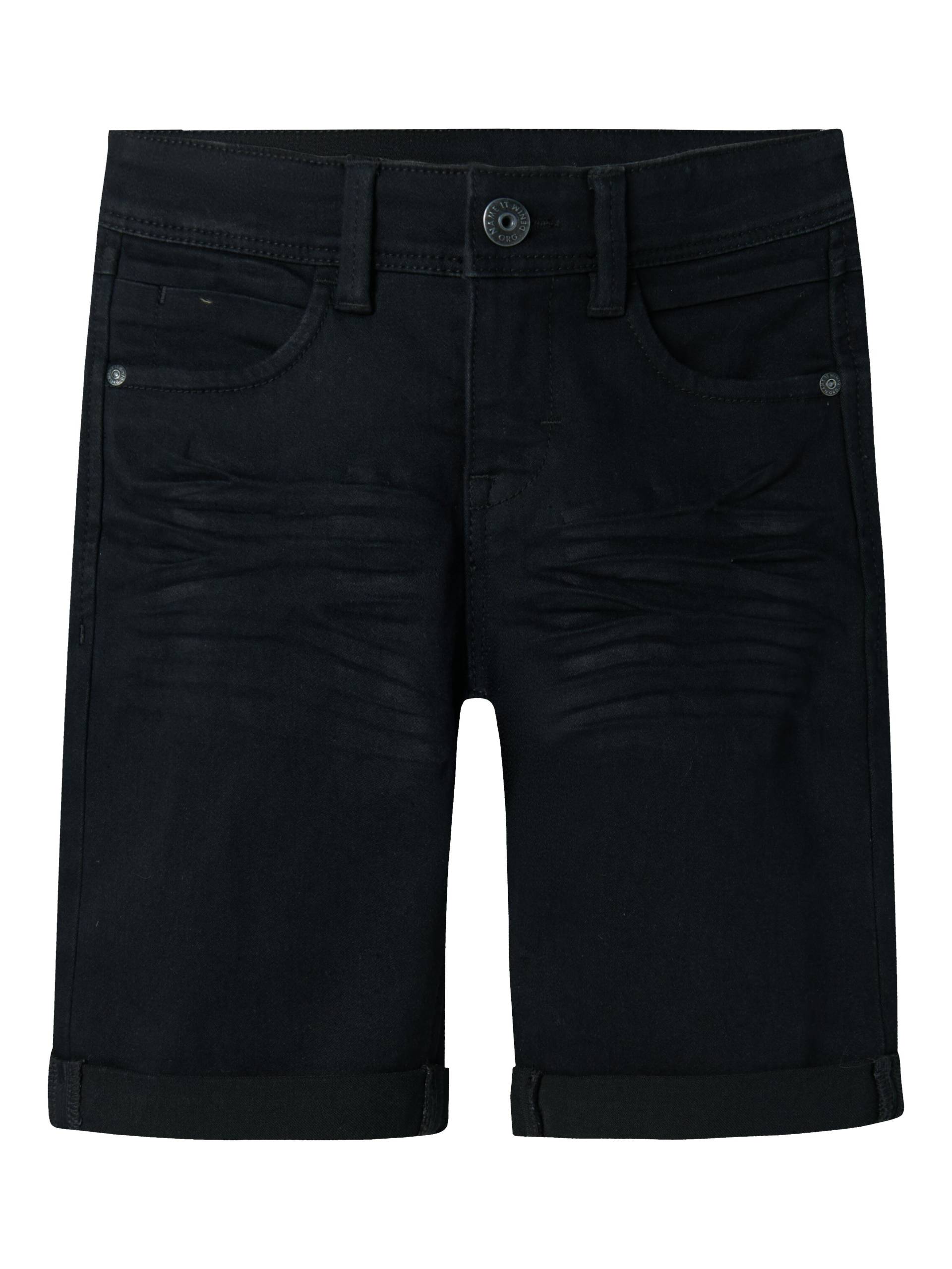 NAME IT - NKMSILAS SLIM DNM L SHORTS 2272-TX NOOS black denim - Gr. - 92 von NAME IT