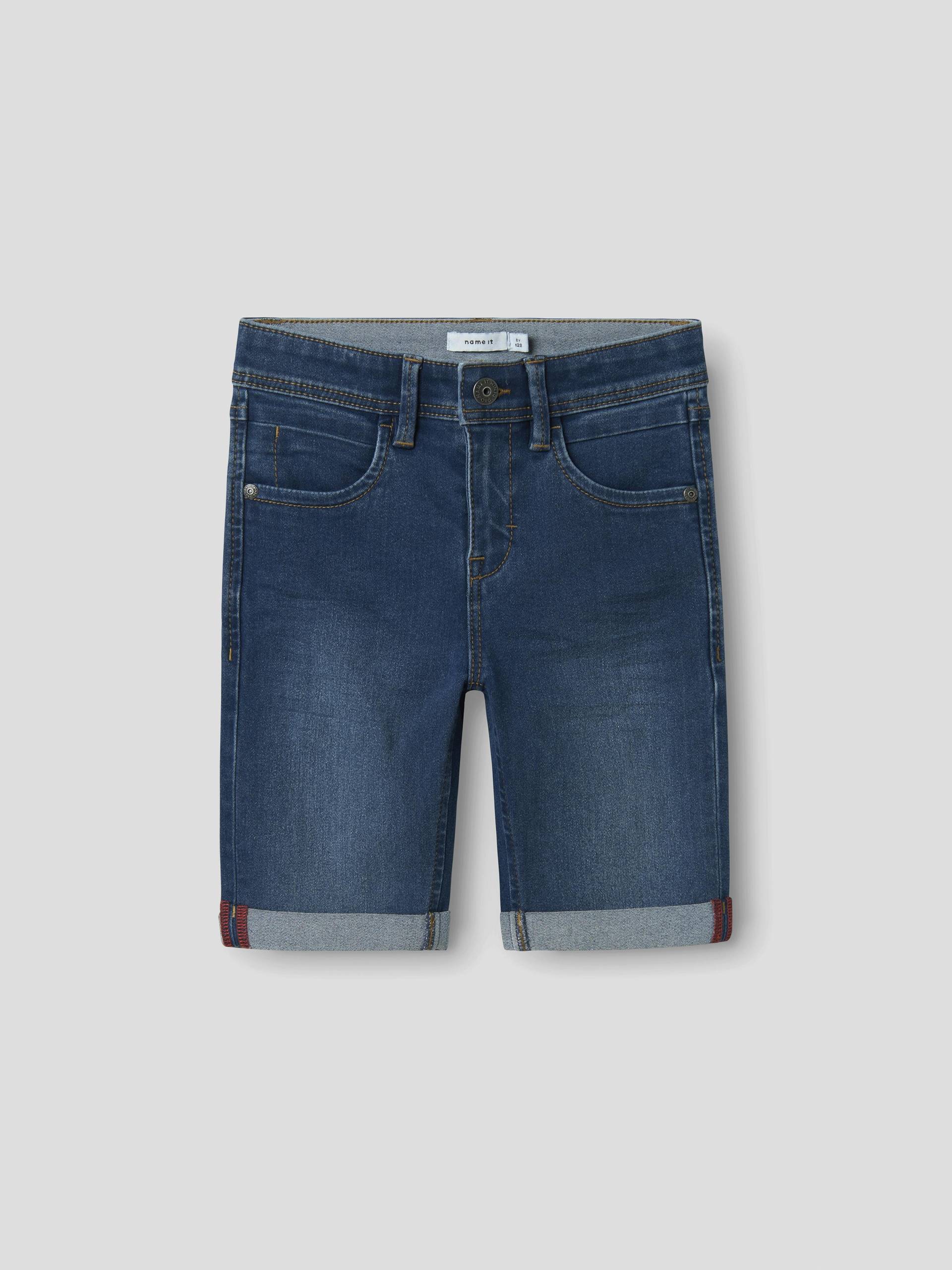 NAME IT - NKMSILAS SLIM DNM L SHORTS 2272-TX NOOS medium blue denim - Gr. - 92 von NAME IT