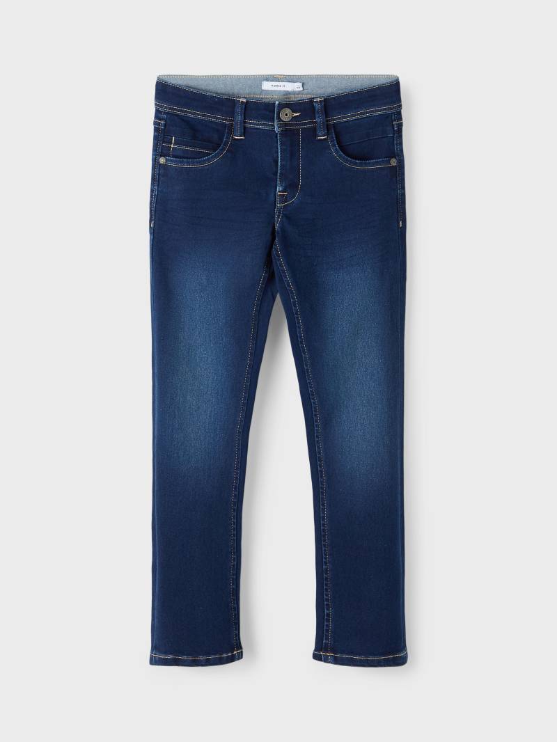 NAME IT - NKMSILAS XSLIM JEANS 2002-TX NOOS dark blue denim - Gr. - 110 von NAME IT
