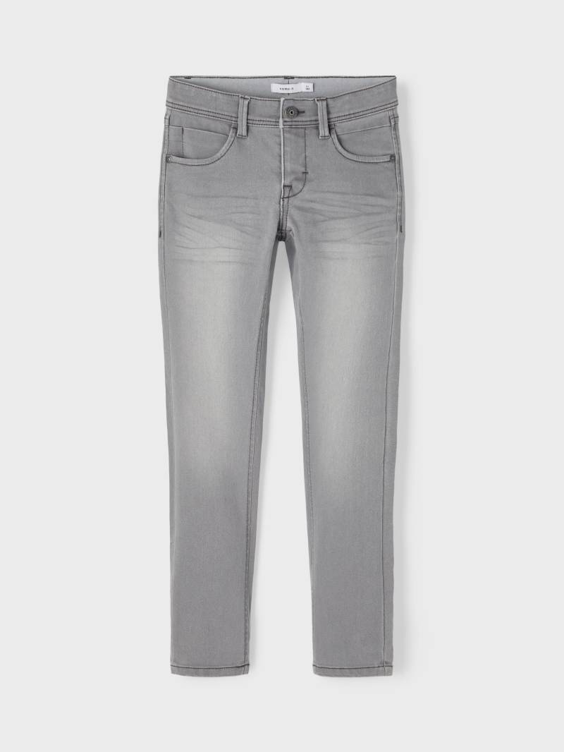 NAME IT - NKMSILAS XSLIM JEANS 2002-TX NOOS medium grey denim - Gr. - 116 von NAME IT