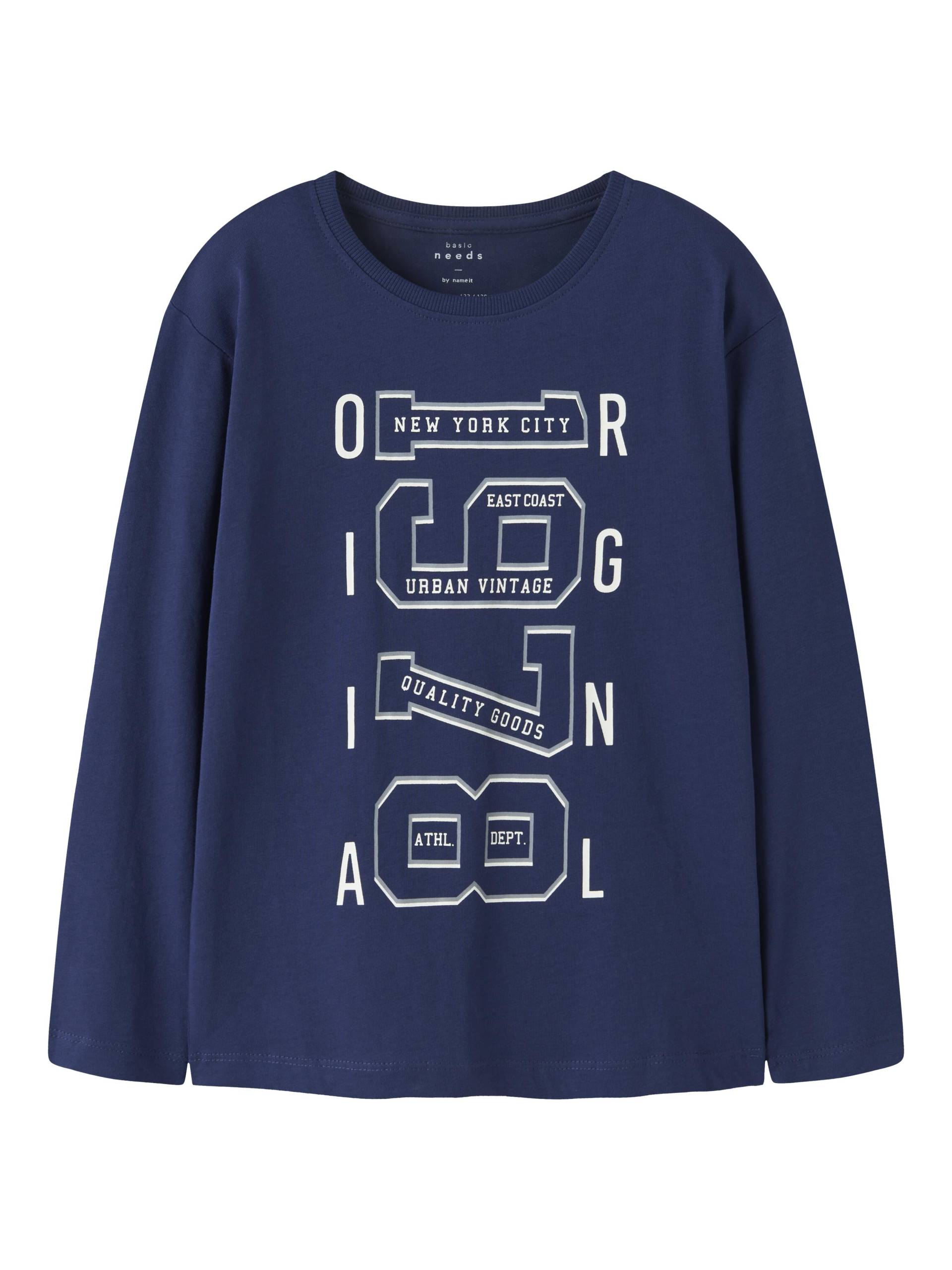 NAME IT - NKMVAGNO LS LOOSE TOP blueprint von NAME IT