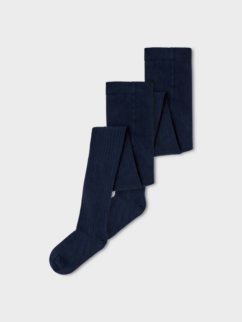 NAME IT - NKNPANTYHOSE RIB 2P NOOS dark sapphire von NAME IT