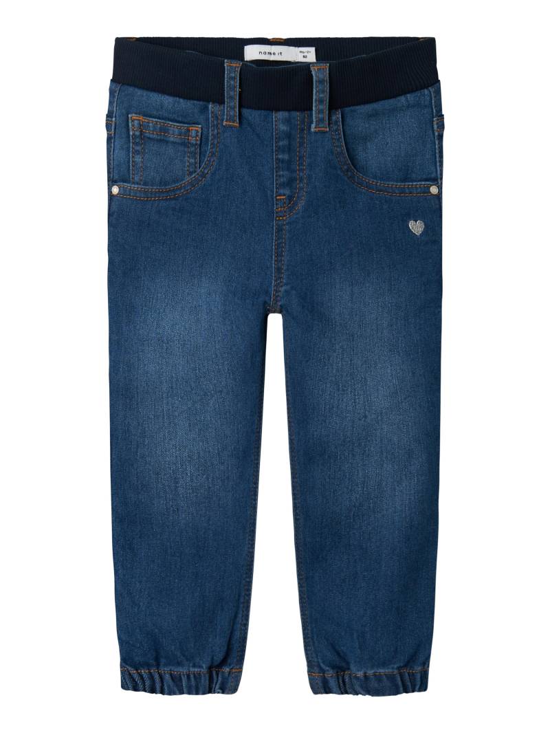 NAME IT - NMFBELLA ROUND JEANS 3146-IS TB dark blue denim - Gr. - 110 von NAME IT