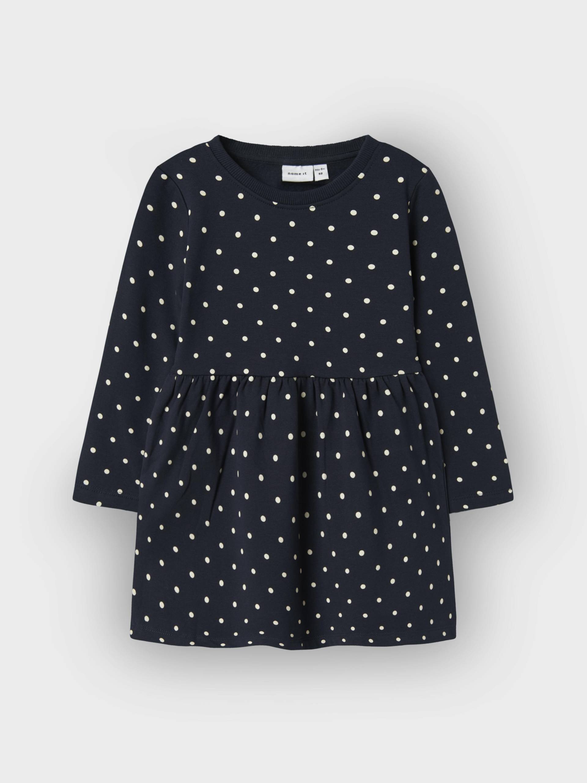 NAME IT - NMFDAVINA LS SWEAT BRU DRESS NOOS dark sapphire - Gr. - 116 von NAME IT