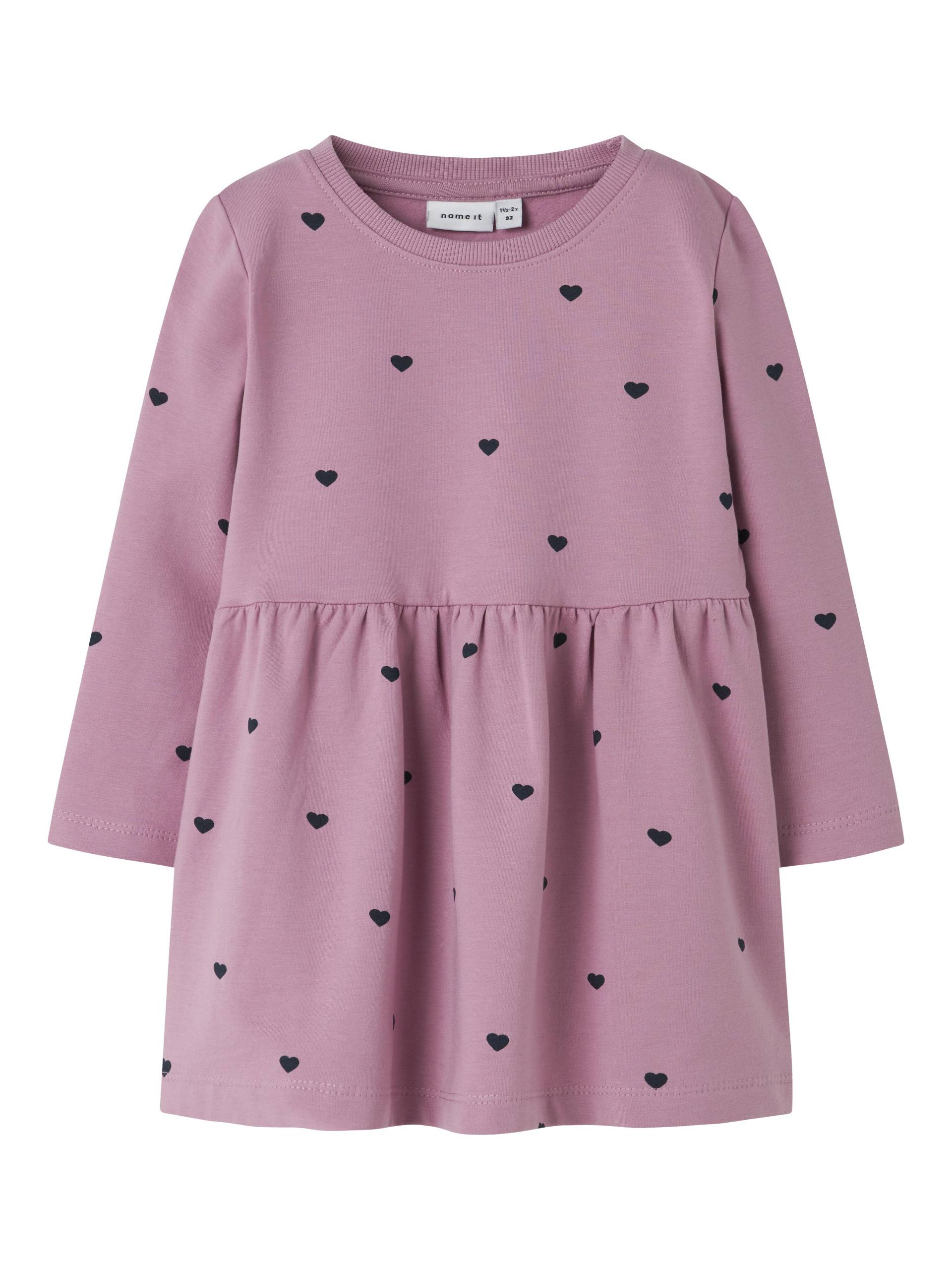 NAME IT - NMFDAVINA LS SWEAT BRU DRESS NOOS mauve orchid - Gr. - 110 von NAME IT