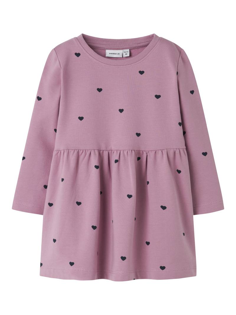 NAME IT - NMFDAVINA LS SWEAT BRU DRESS NOOS mauve orchid - Gr. - 116 von NAME IT