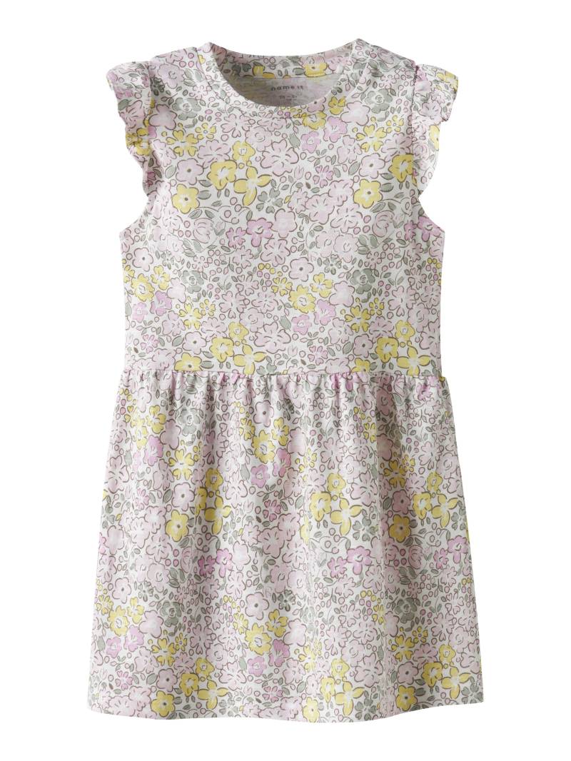 NAME IT - NMFHAILE CAP SL DRESS bright white - Gr. - 92 von NAME IT