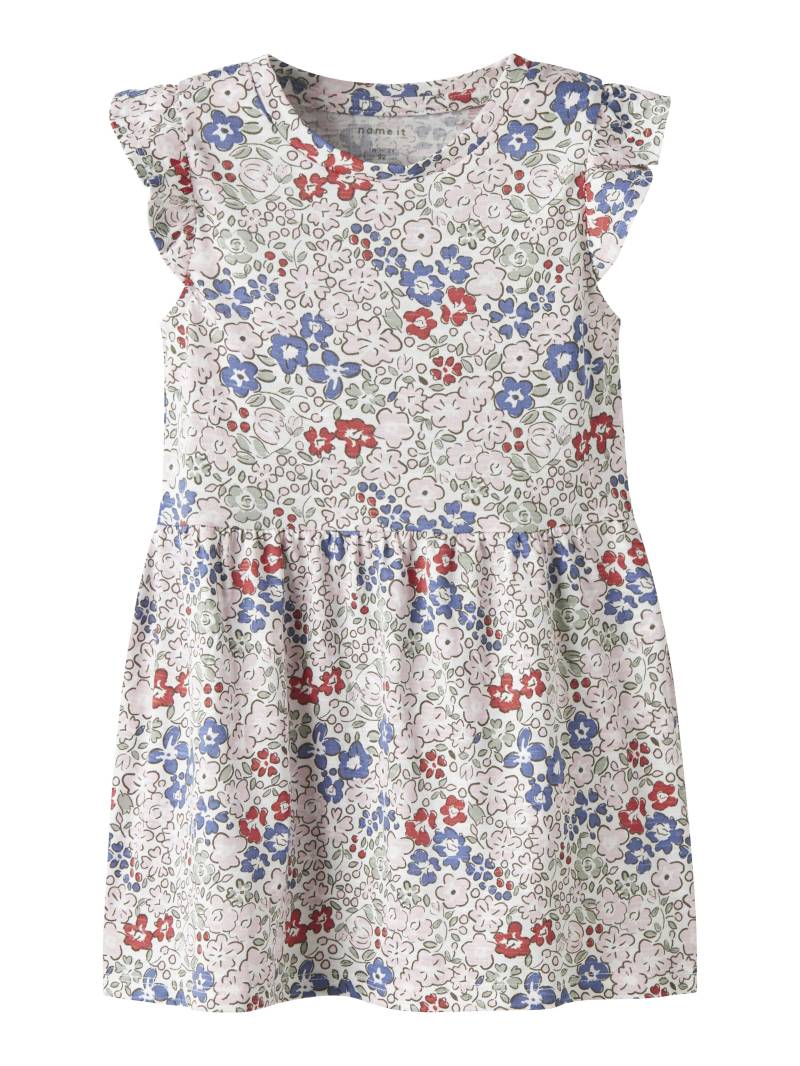 NAME IT - NMFHAILE CAP SL DRESS bright white - Gr. - 92 von NAME IT