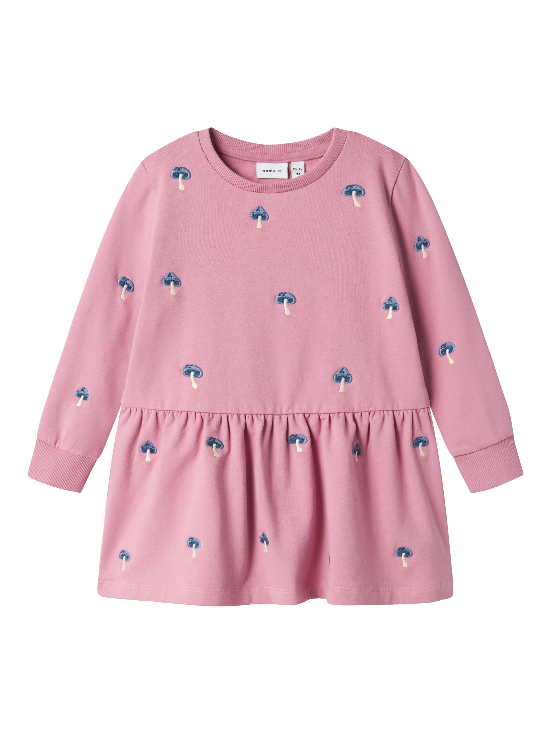 NAME IT - NMFNIKITA SWEAT DRESS BRU mauve orchid - Gr. - 116 von NAME IT