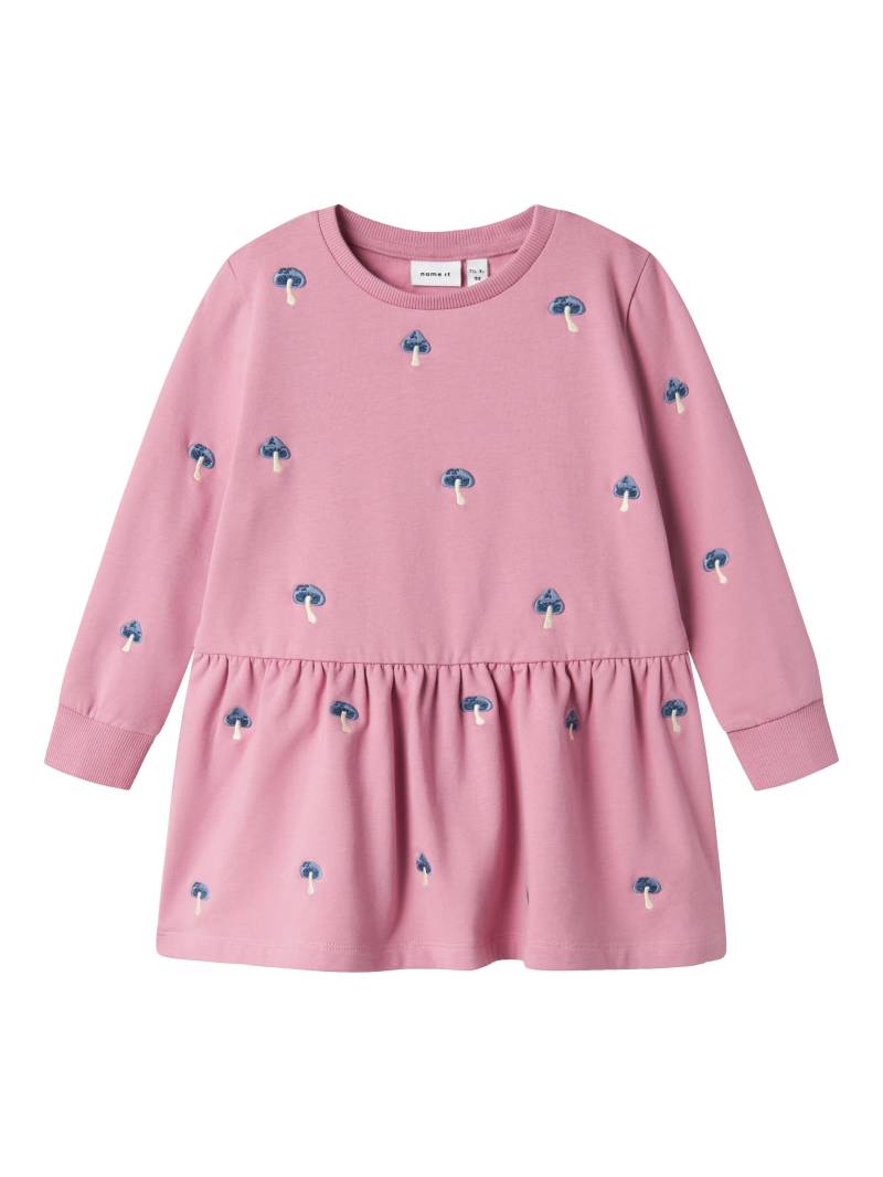 NAME IT - NMFNIKITA SWEAT DRESS BRU mauve orchid - Gr. - 116 von NAME IT
