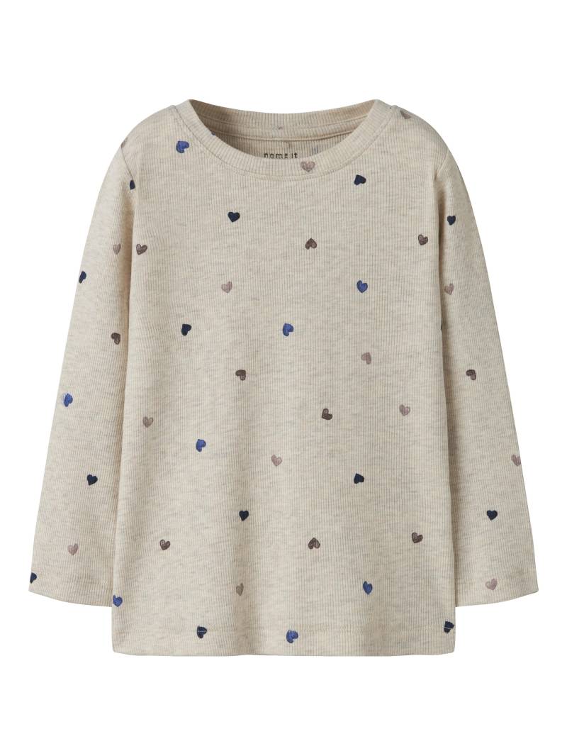NAME IT - NMFNUTTI LS TOP NOOS peyote melange - Gr. - 110 von NAME IT