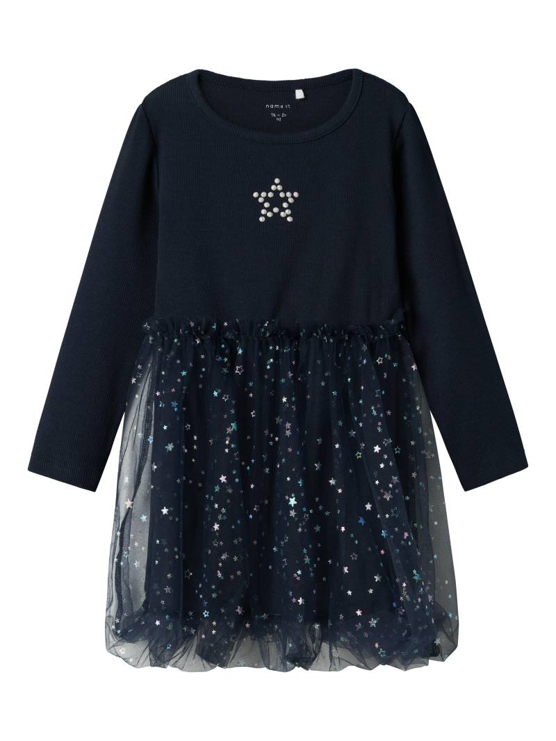 NAME IT - NMFRARANA LS DRESS PB dark sapphire - Gr. - 110 von NAME IT
