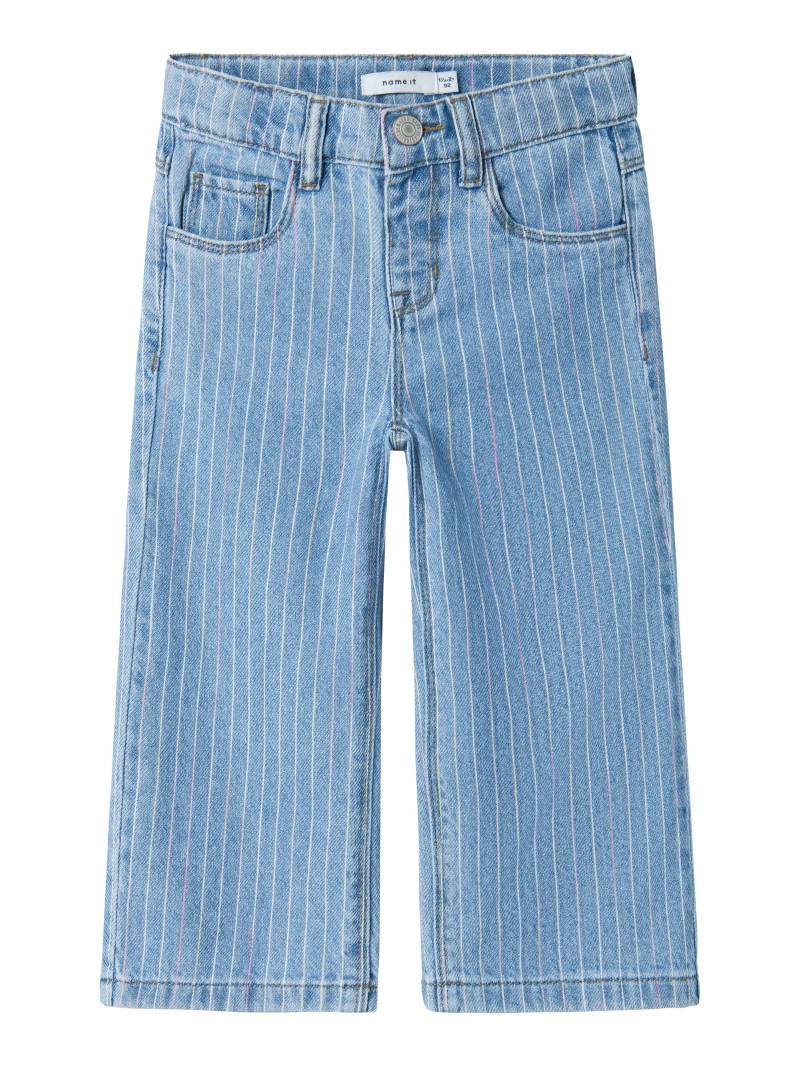 NAME IT - NMFROSE WIDE STRIPE JEANS 4008-NM D light blue denim - Gr. - 104 von NAME IT