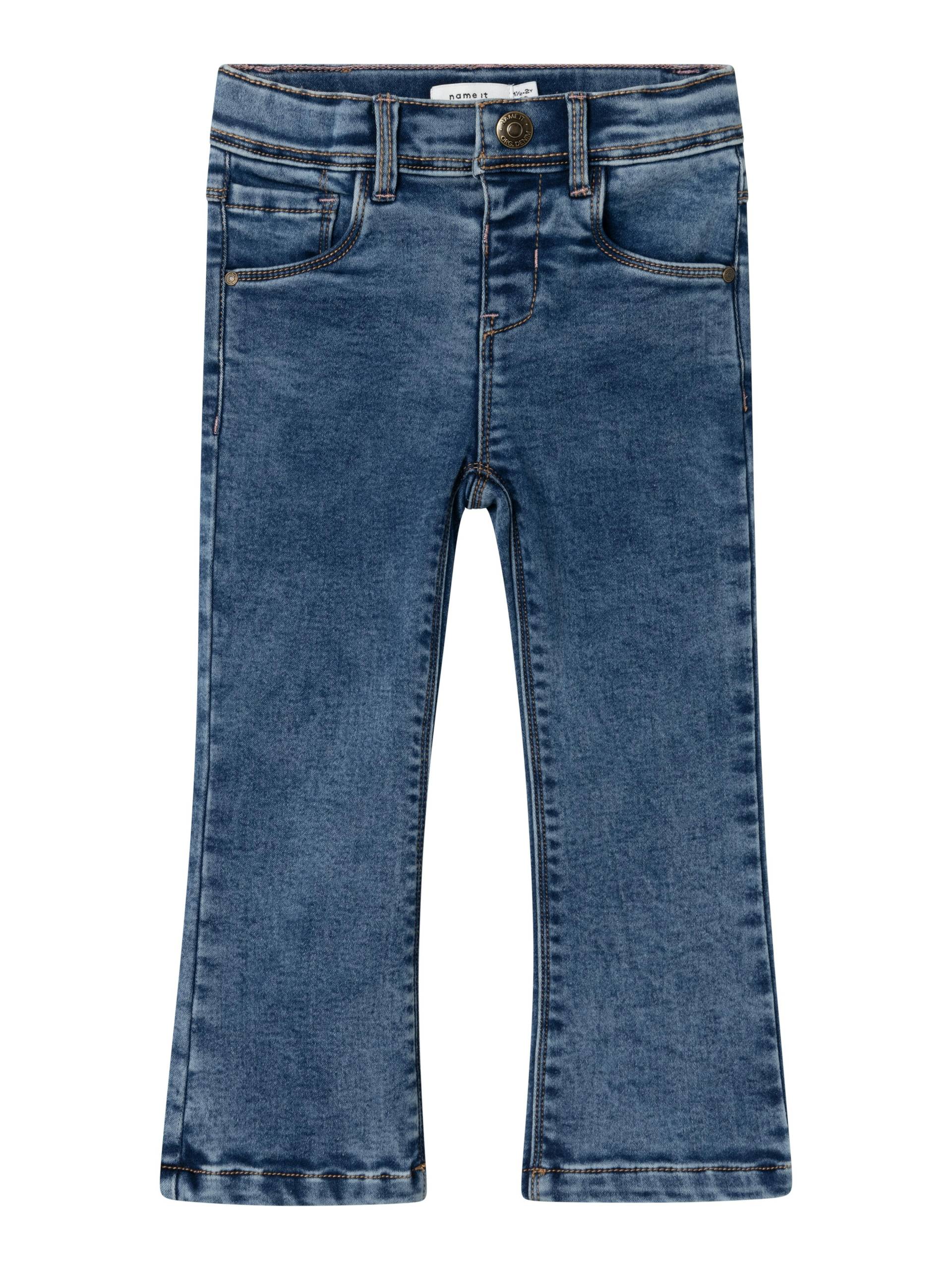 NAME IT - NMFSALLI BOOT FLEECE JEANS 6427-AN O medium blue denim - Gr. - 116 von NAME IT