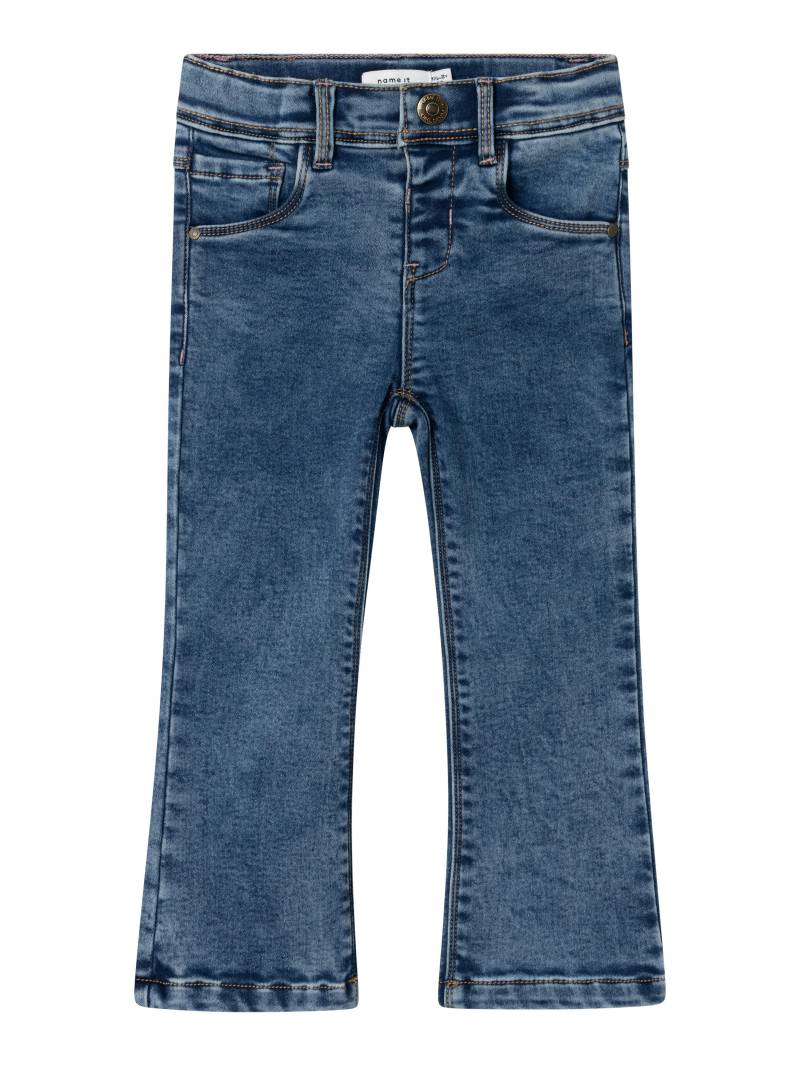 NAME IT - NMFSALLI BOOT FLEECE JEANS 6427-AN O medium blue denim - Gr. - 116 von NAME IT